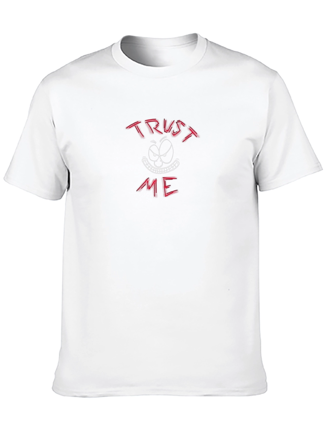 Trust Me Graphic Tee - Mens Black Cotton T-Shirt