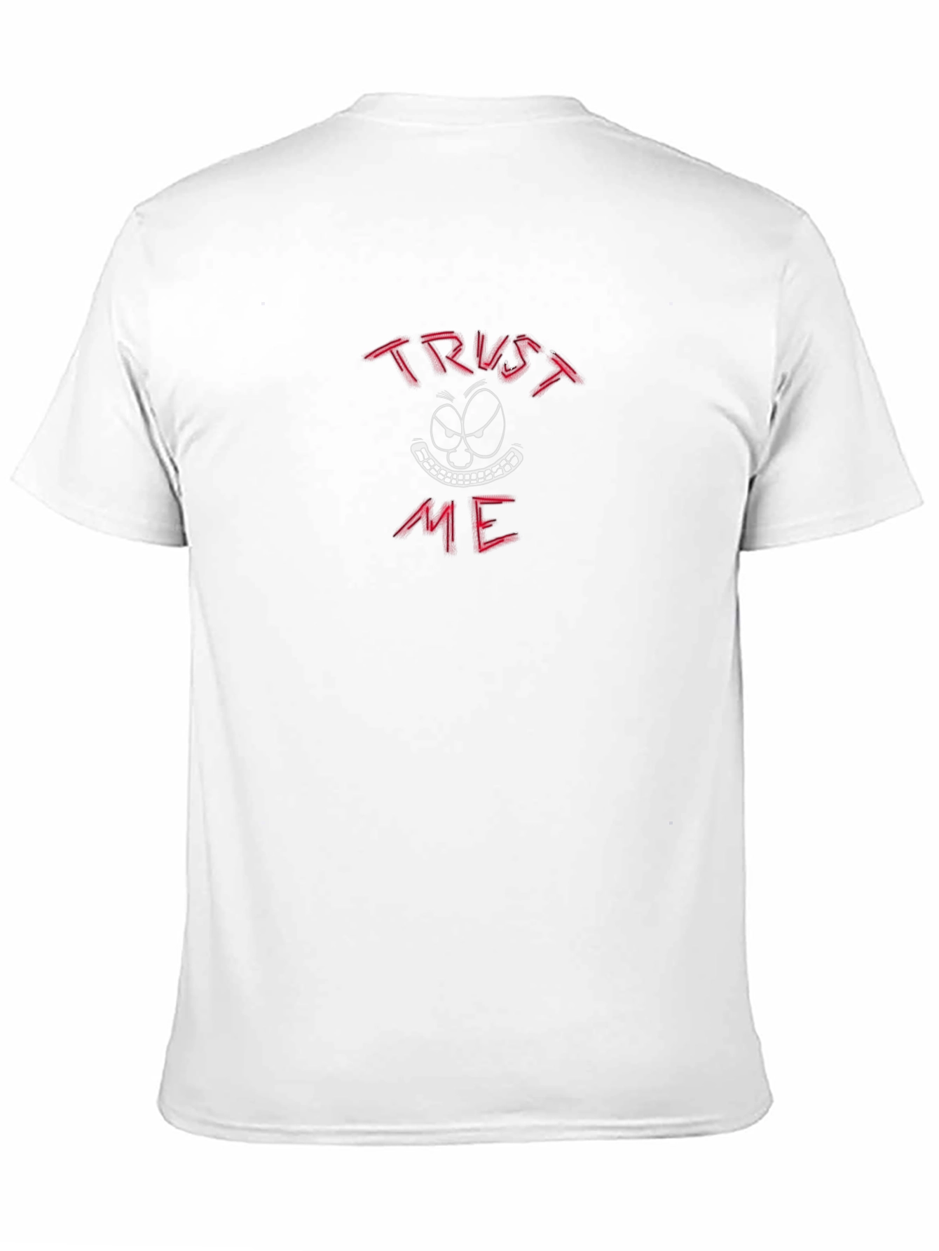 Trust Me Graphic Tee - Mens Black Cotton T-Shirt