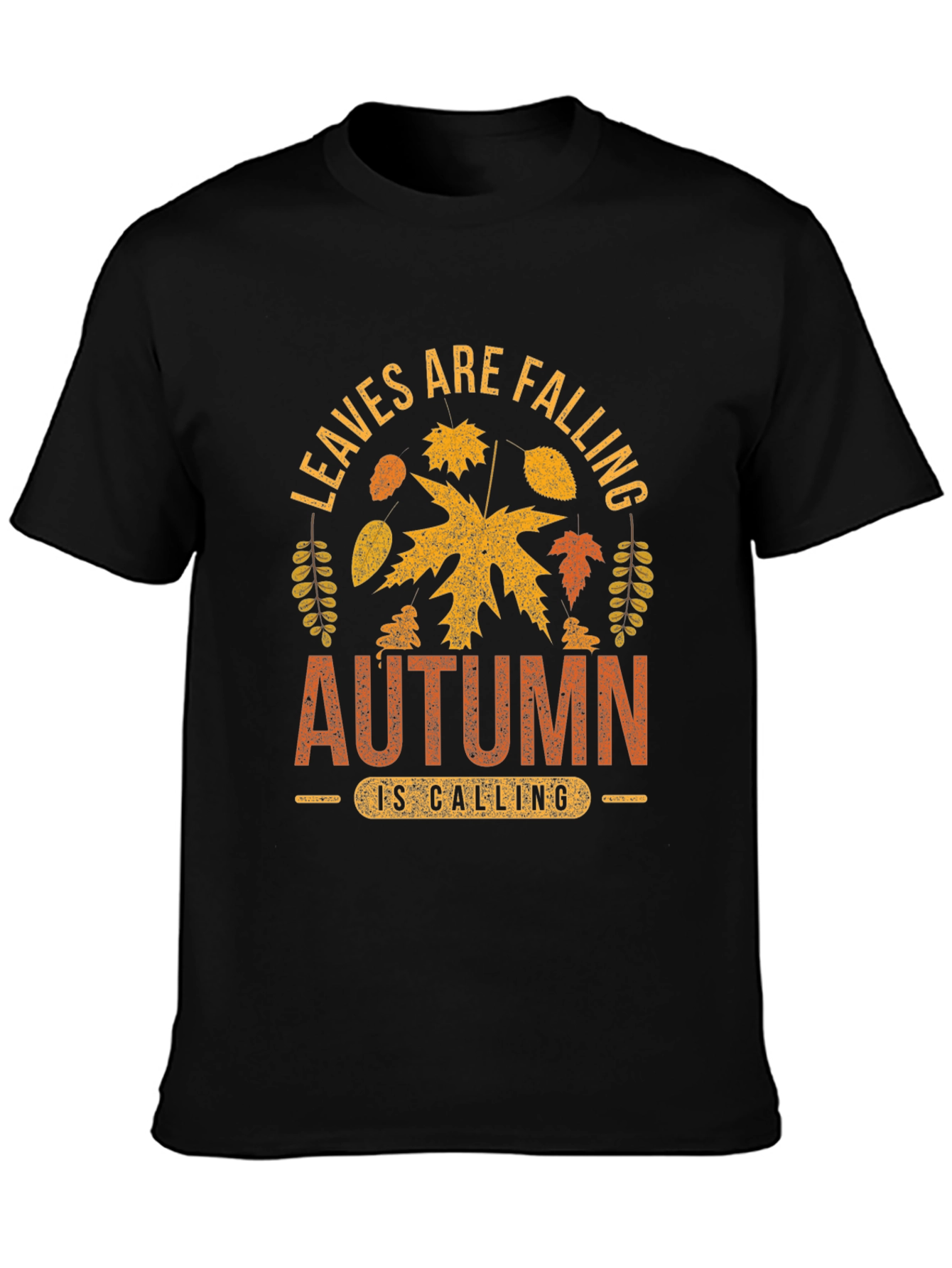 Autumn Leaves Falling T-Shirt - Cozy Fall Apparel