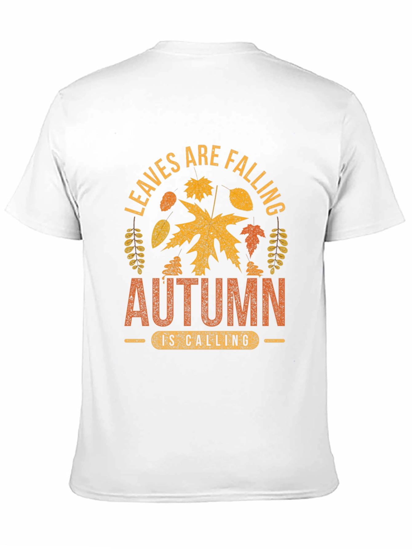Autumn Leaves Falling T-Shirt - Cozy Fall Apparel