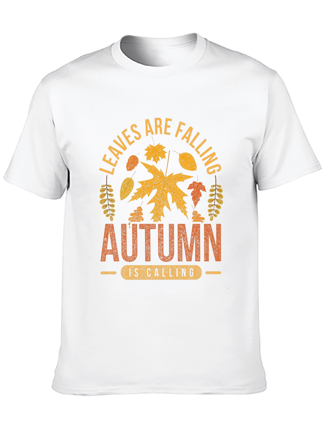 Autumn Leaves Falling T-Shirt - Cozy Fall Apparel
