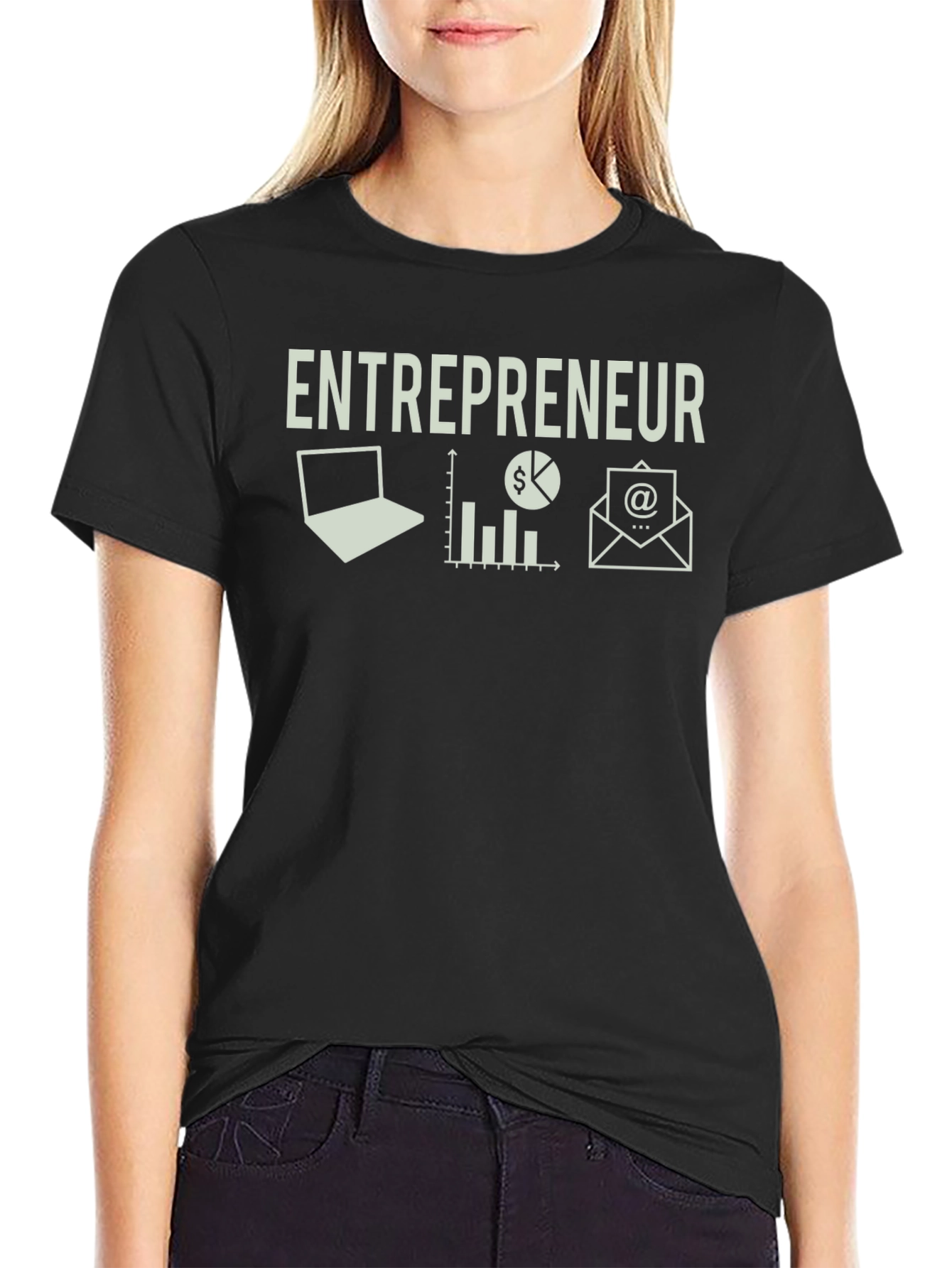 Entrepreneur Graphic Tee - Black