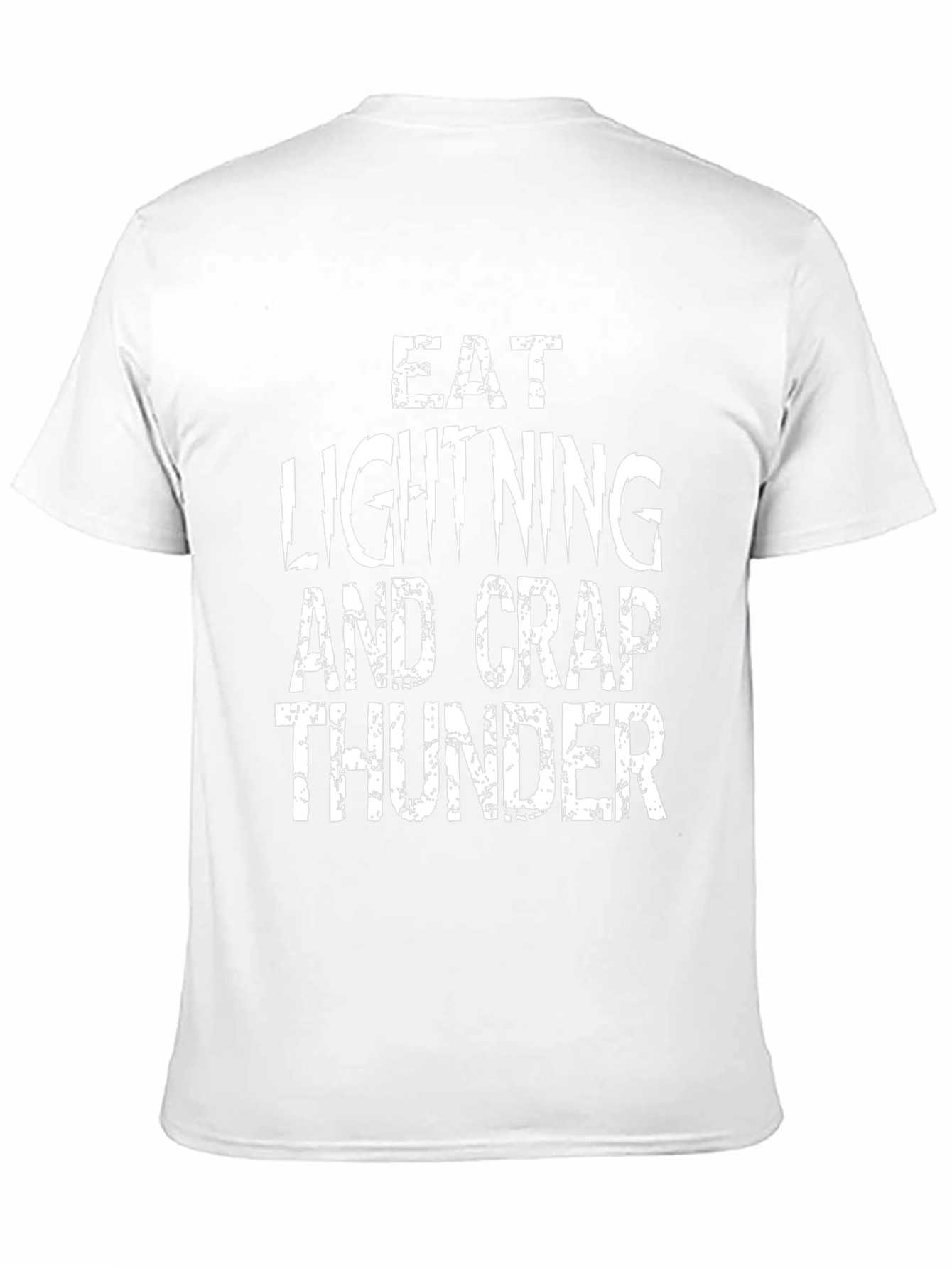 Eat Lightning Crap Thunder Black Graphic Tee