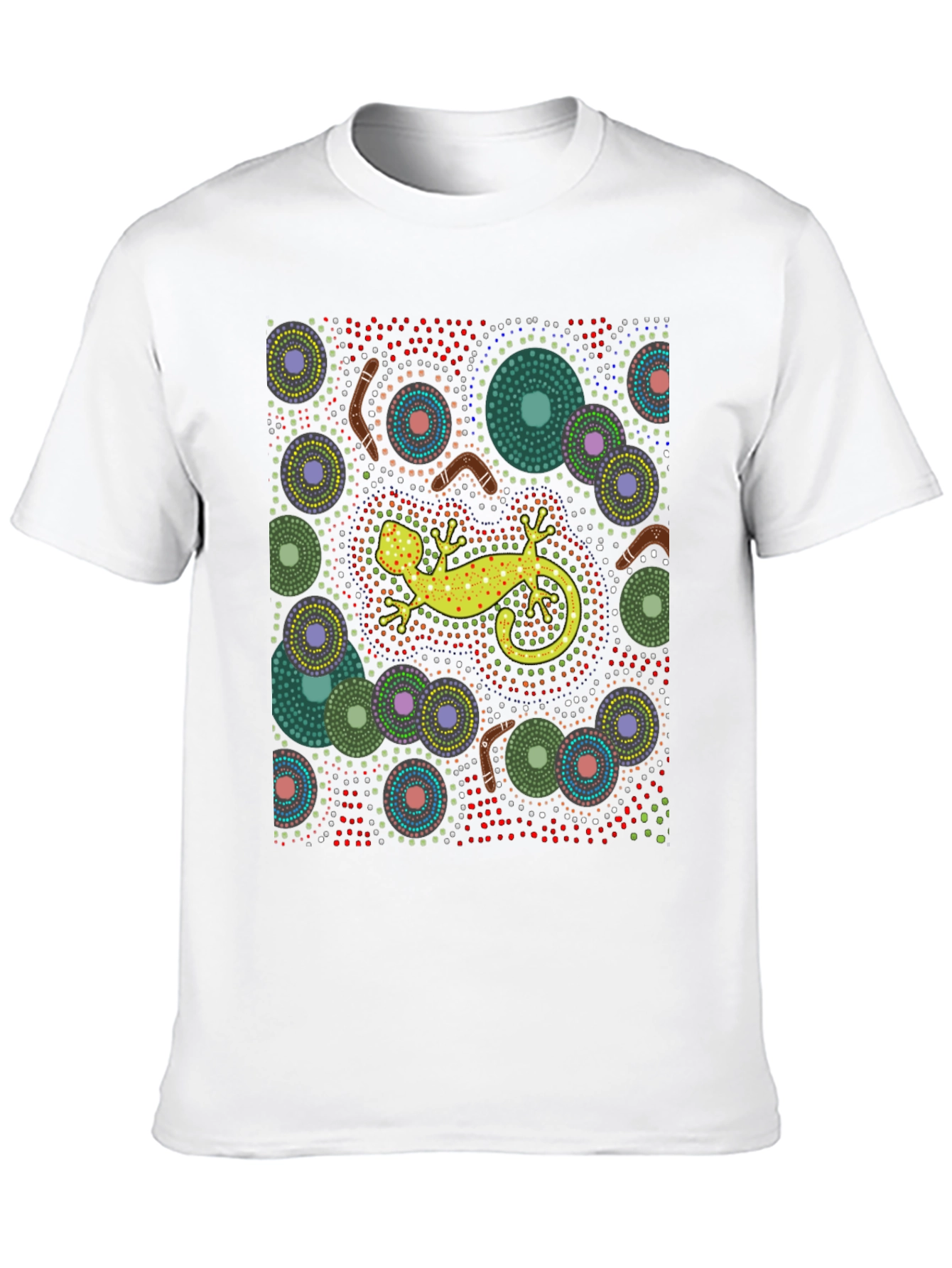 Aboriginal Art Lizard Tee