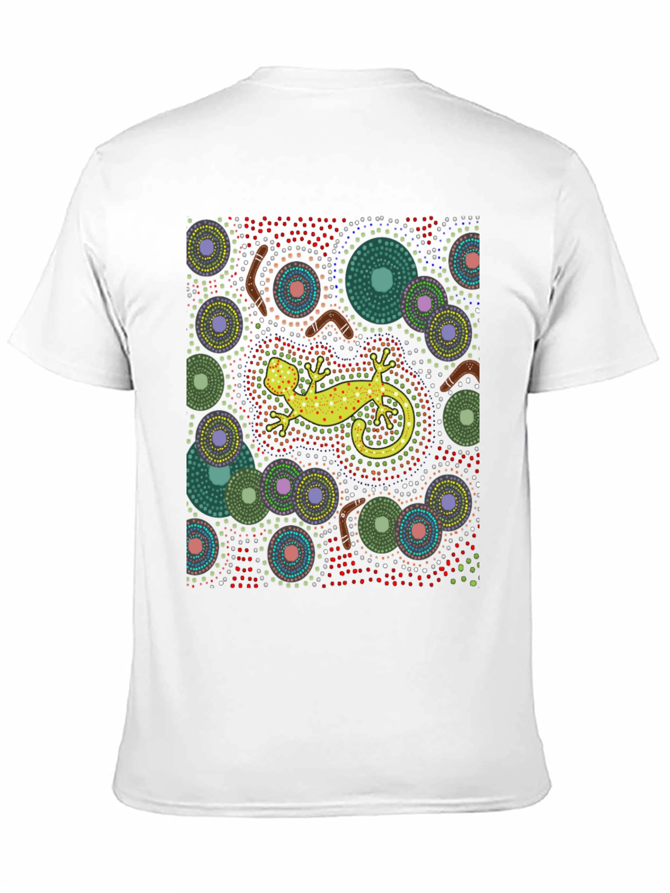 Aboriginal Art Lizard Tee