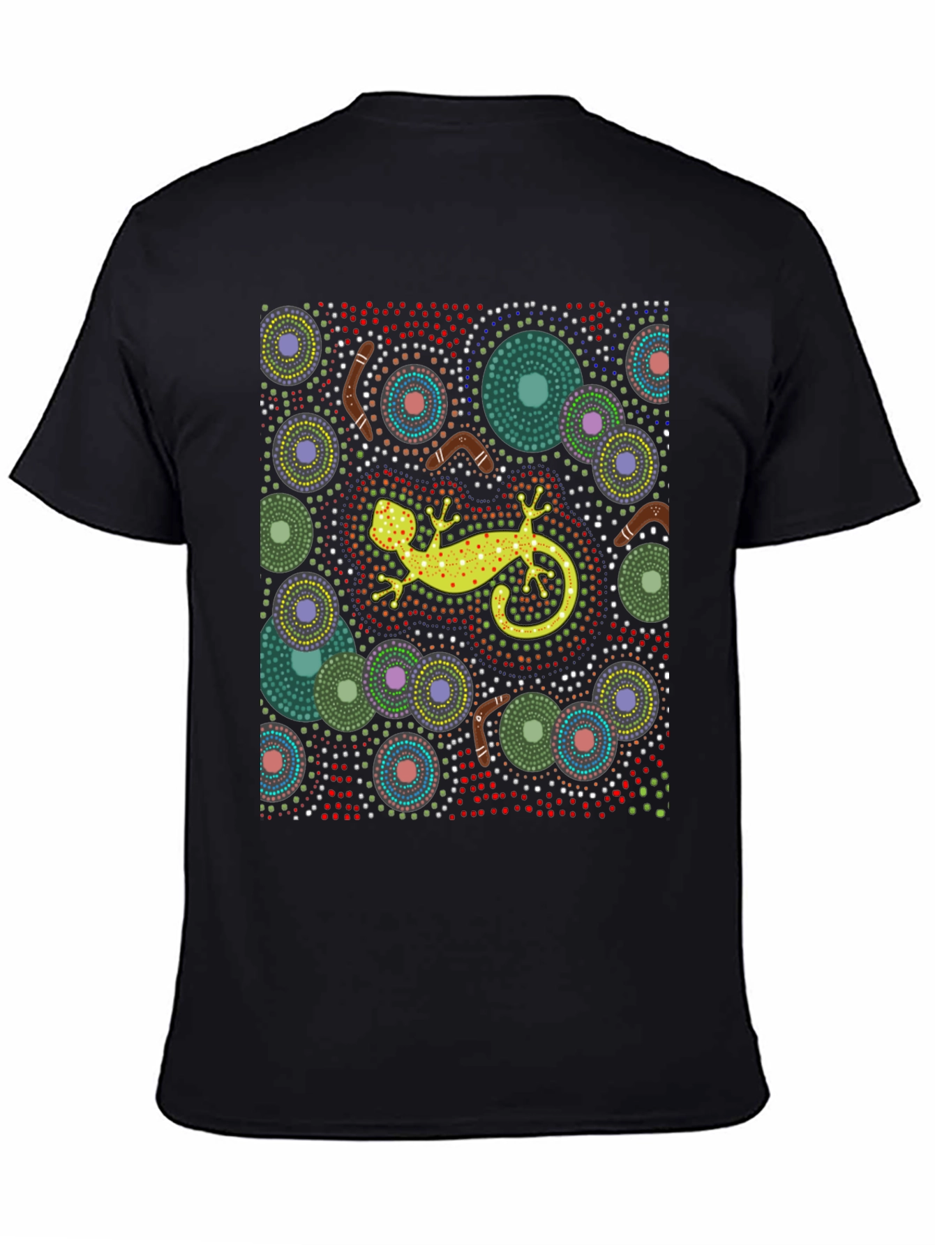 Aboriginal Art Lizard Tee