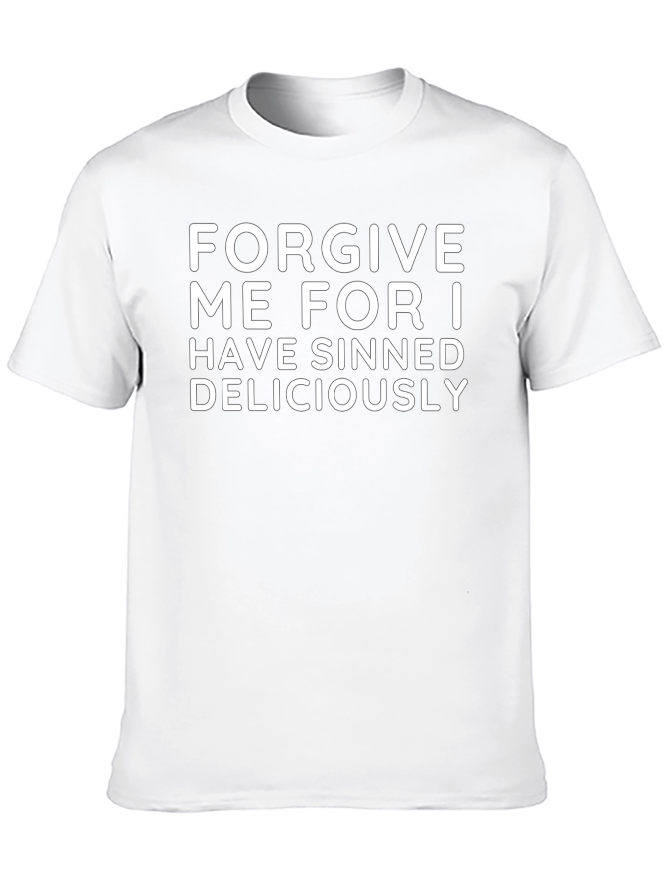 Forgive Me I Have Sinned T-Shirt - Black
