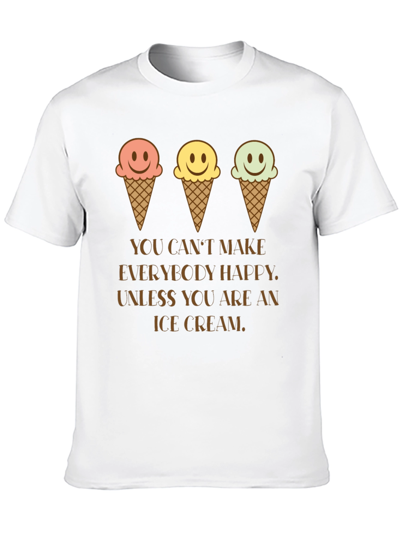 Ice Cream Happiness Graphic T-Shirt