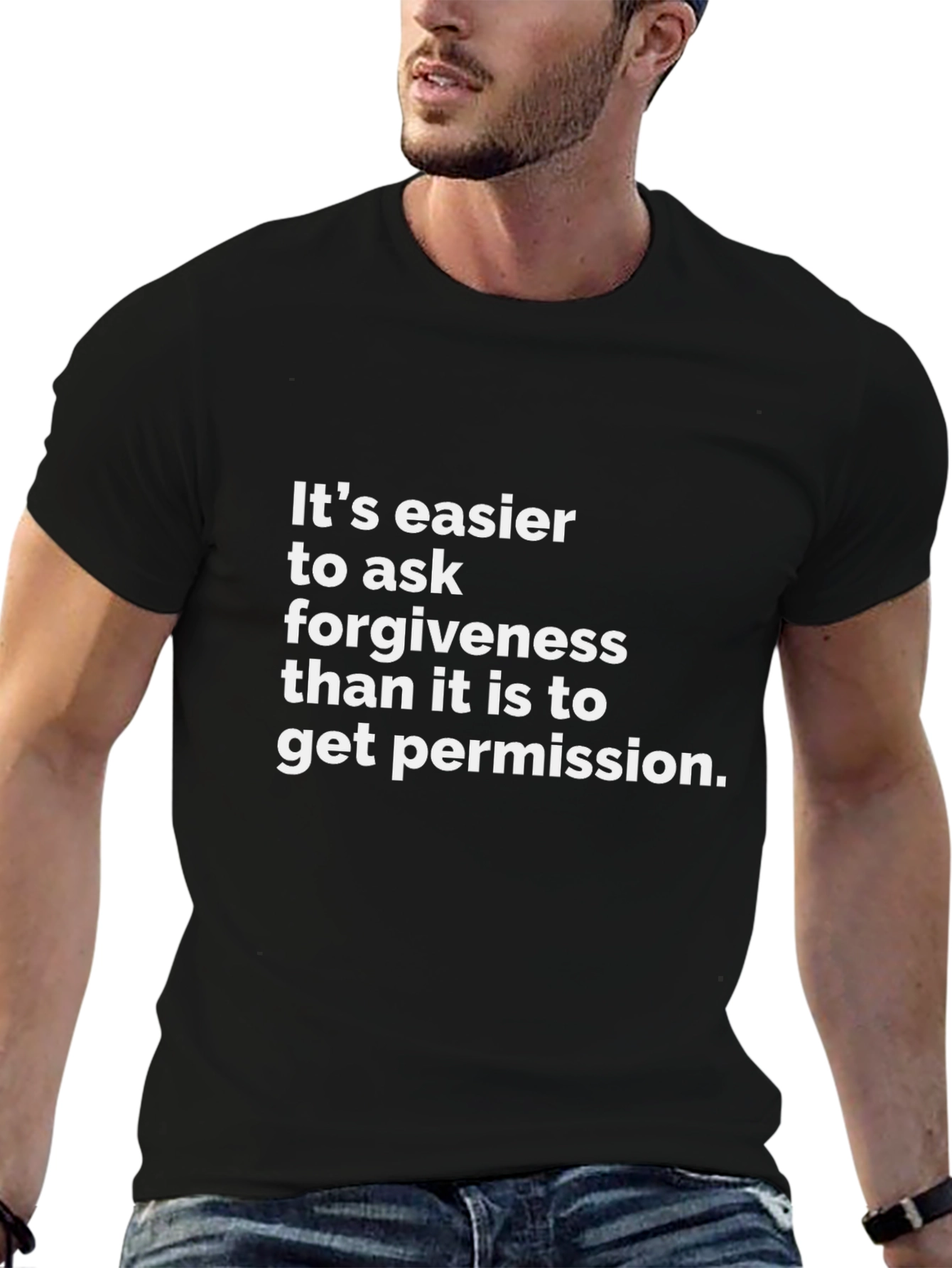 Forgiveness Quote Black T-Shirt