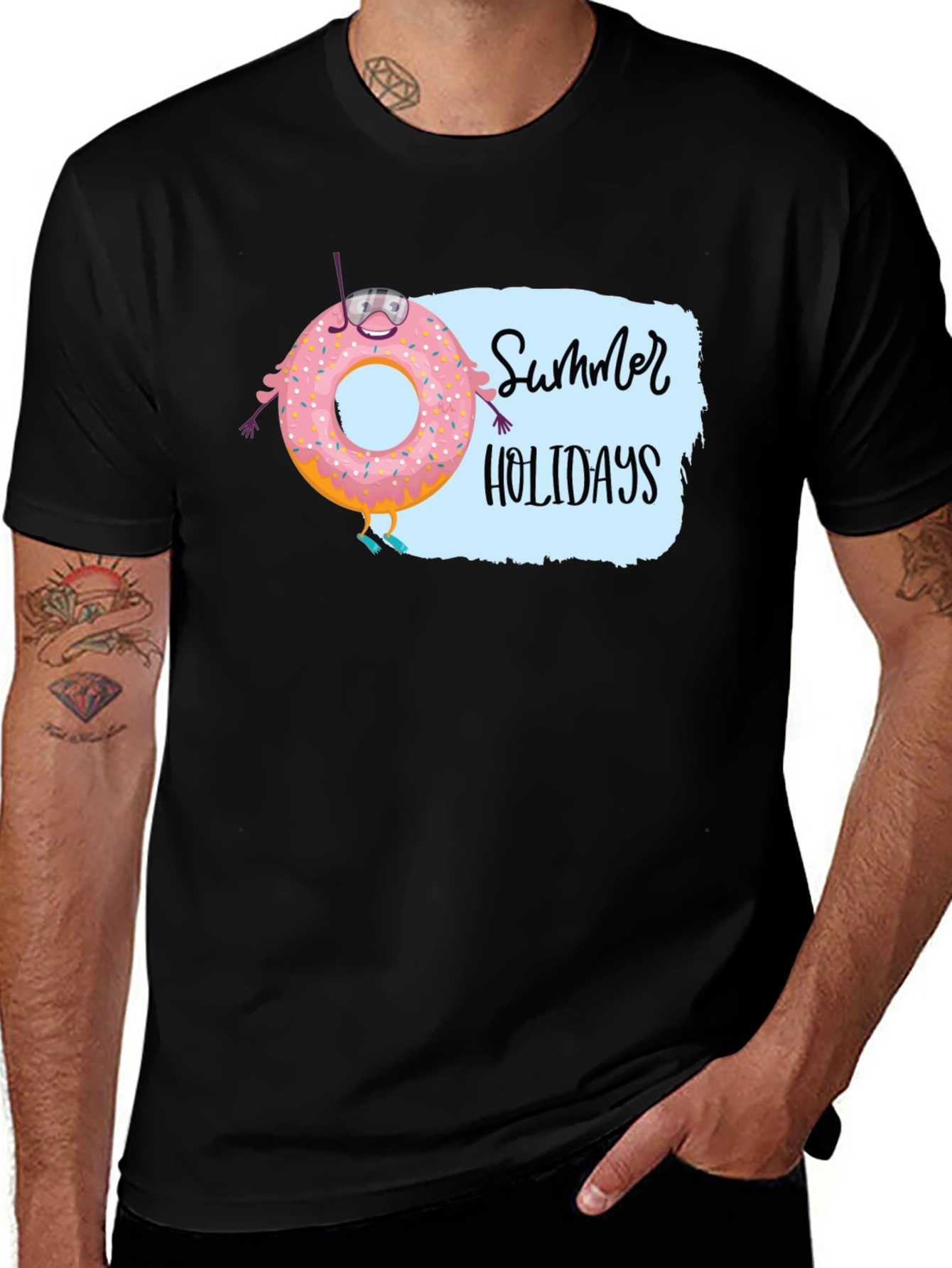 Summer Holiday Donut Graphic Tee