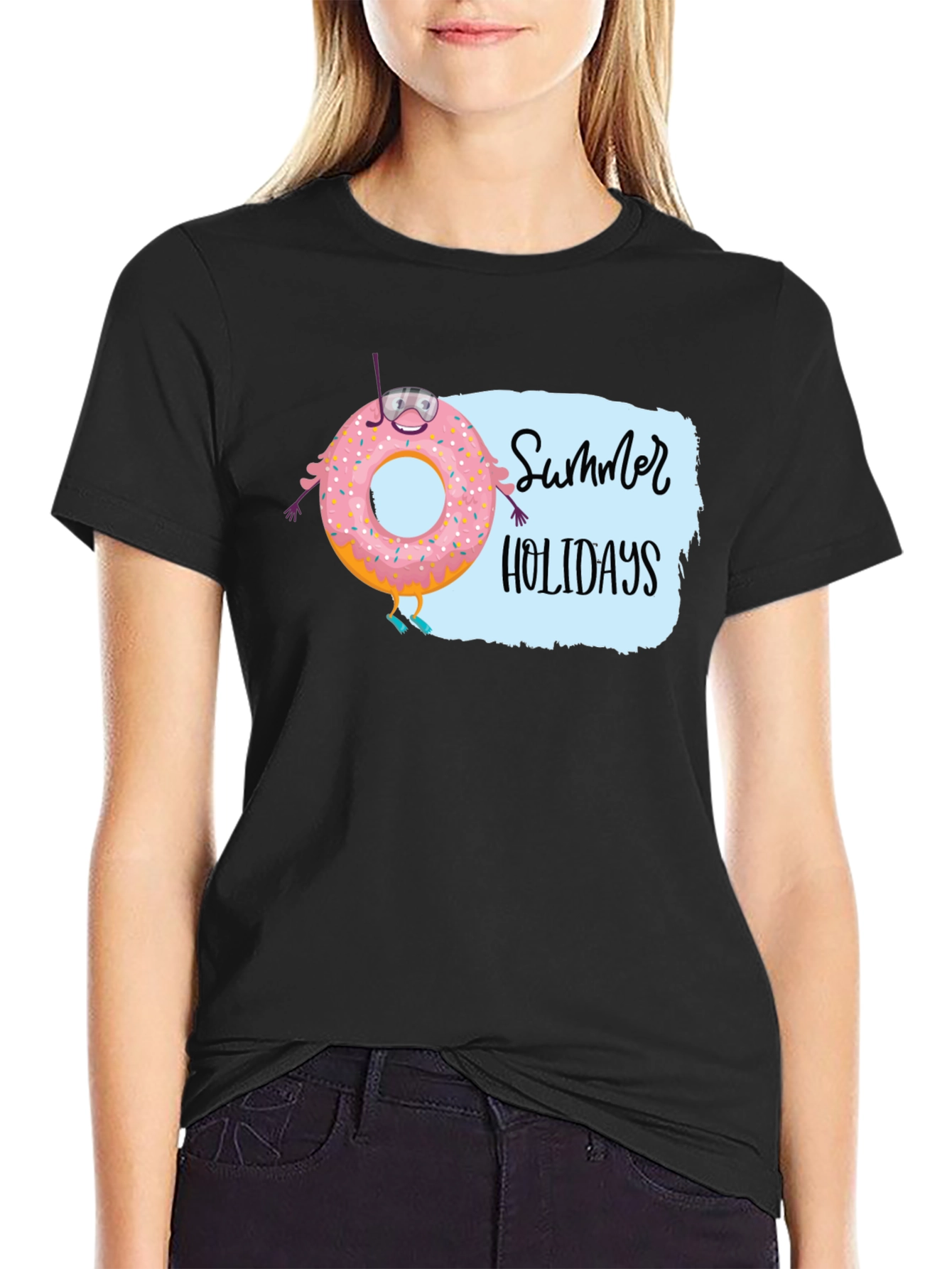 Summer Holiday Donut Graphic Tee