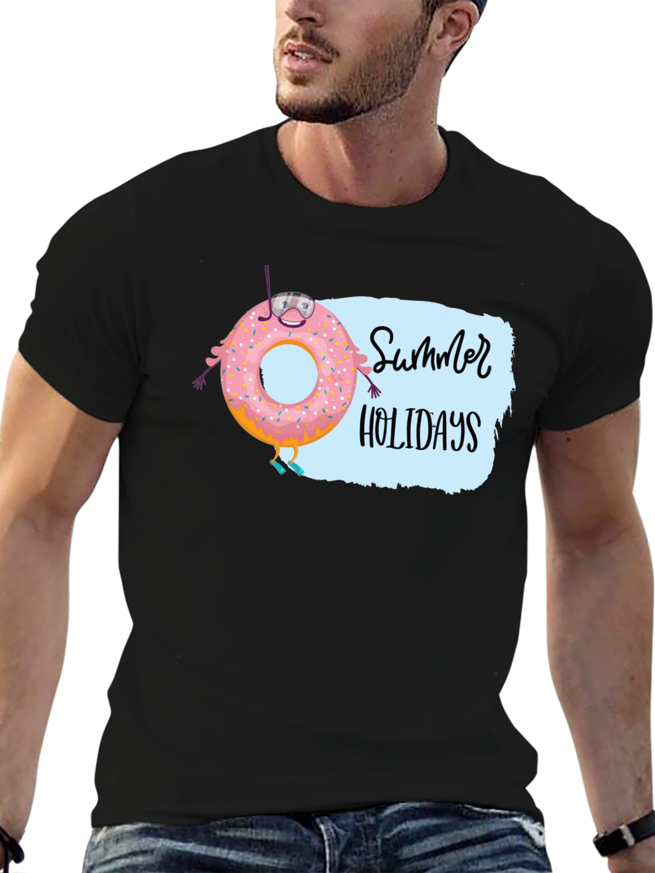 Summer Holiday Donut Graphic Tee