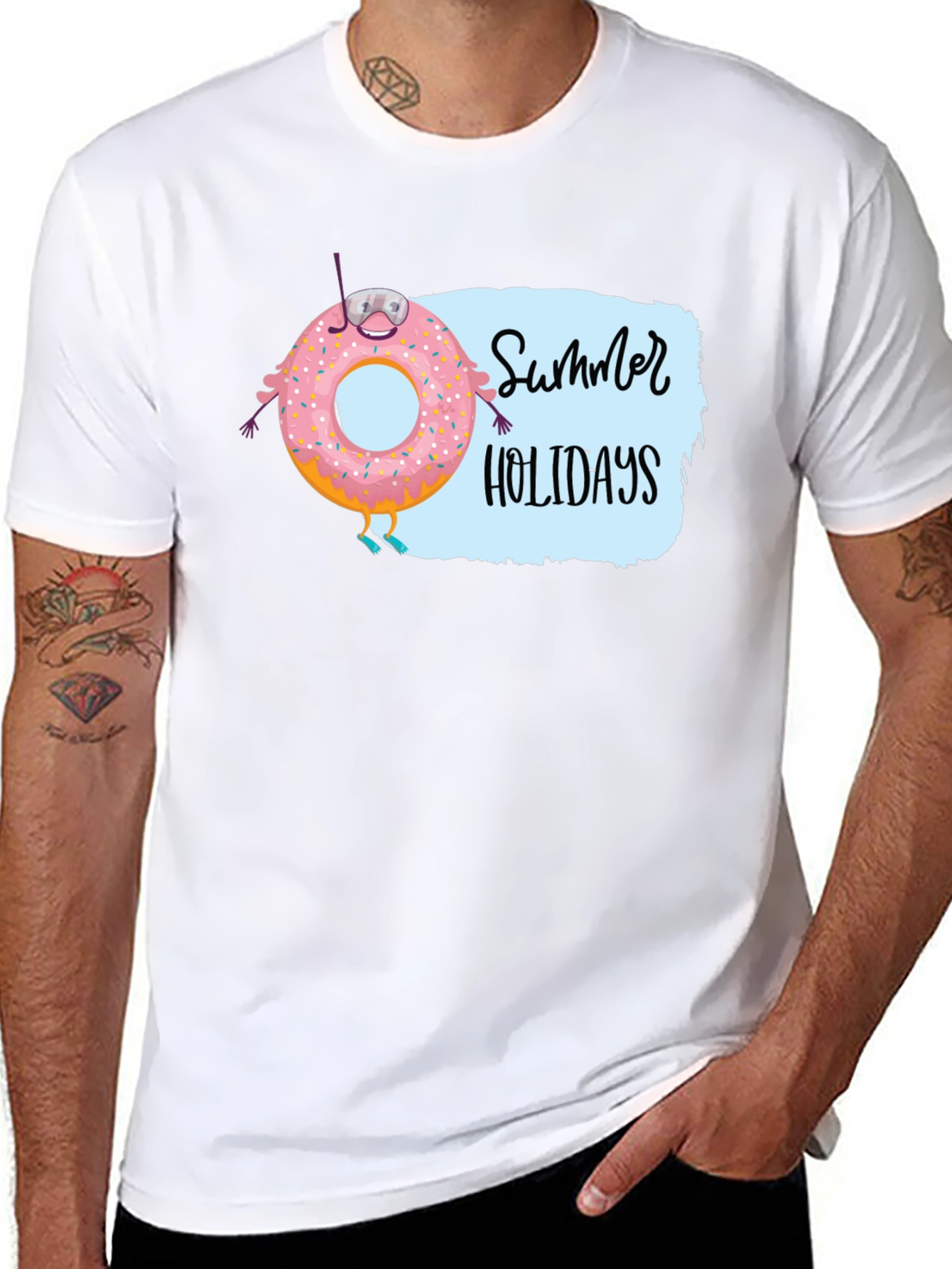 Summer Holiday Donut Graphic Tee