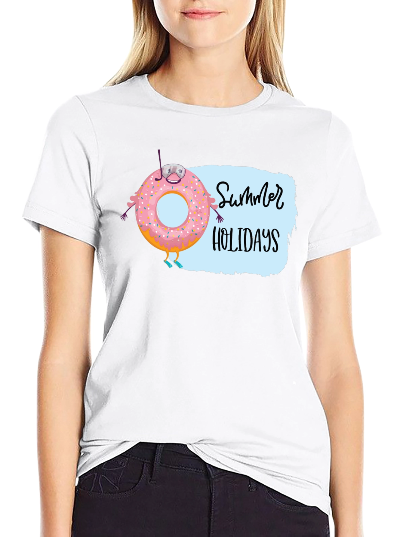 Summer Holiday Donut Graphic Tee