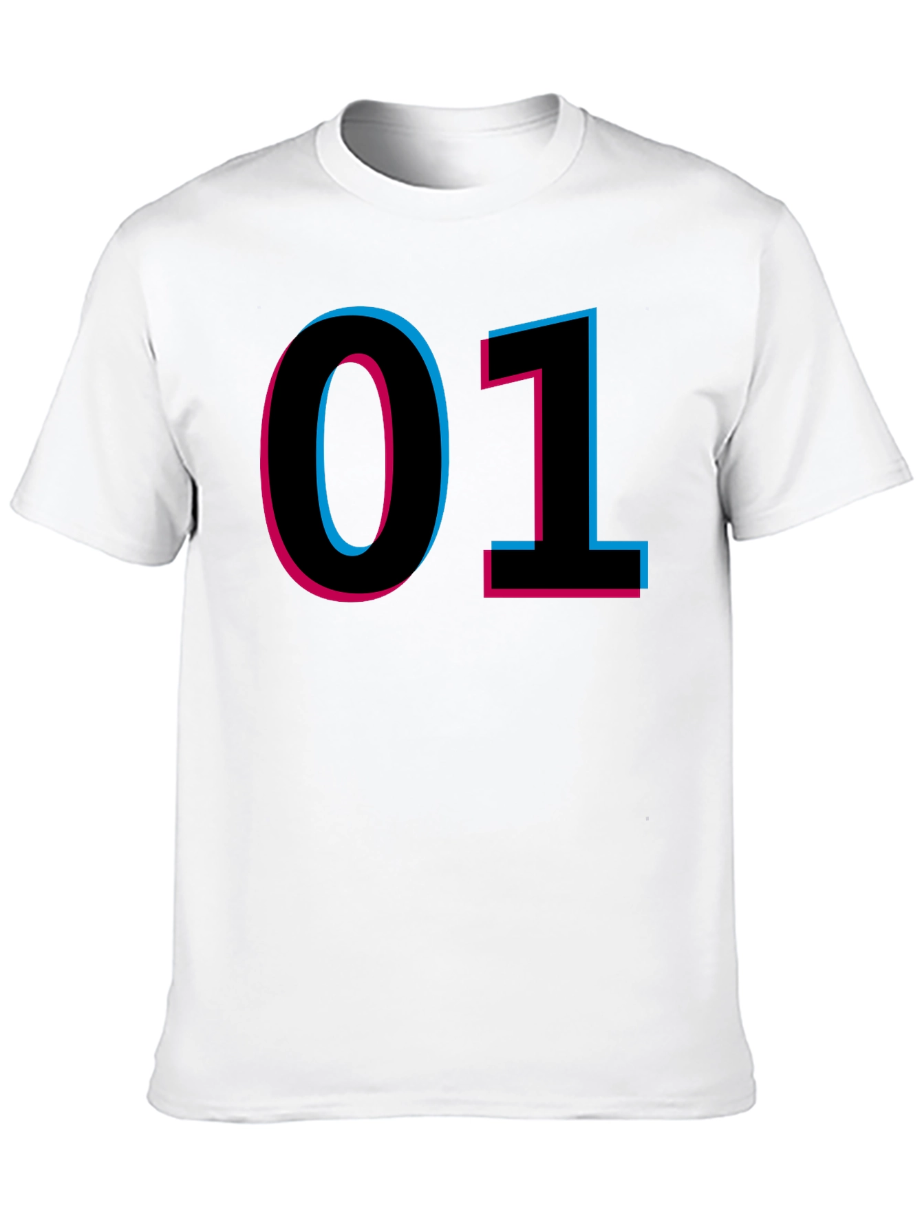 Retro 01 Graphic Tee - Black Cotton T-Shirt