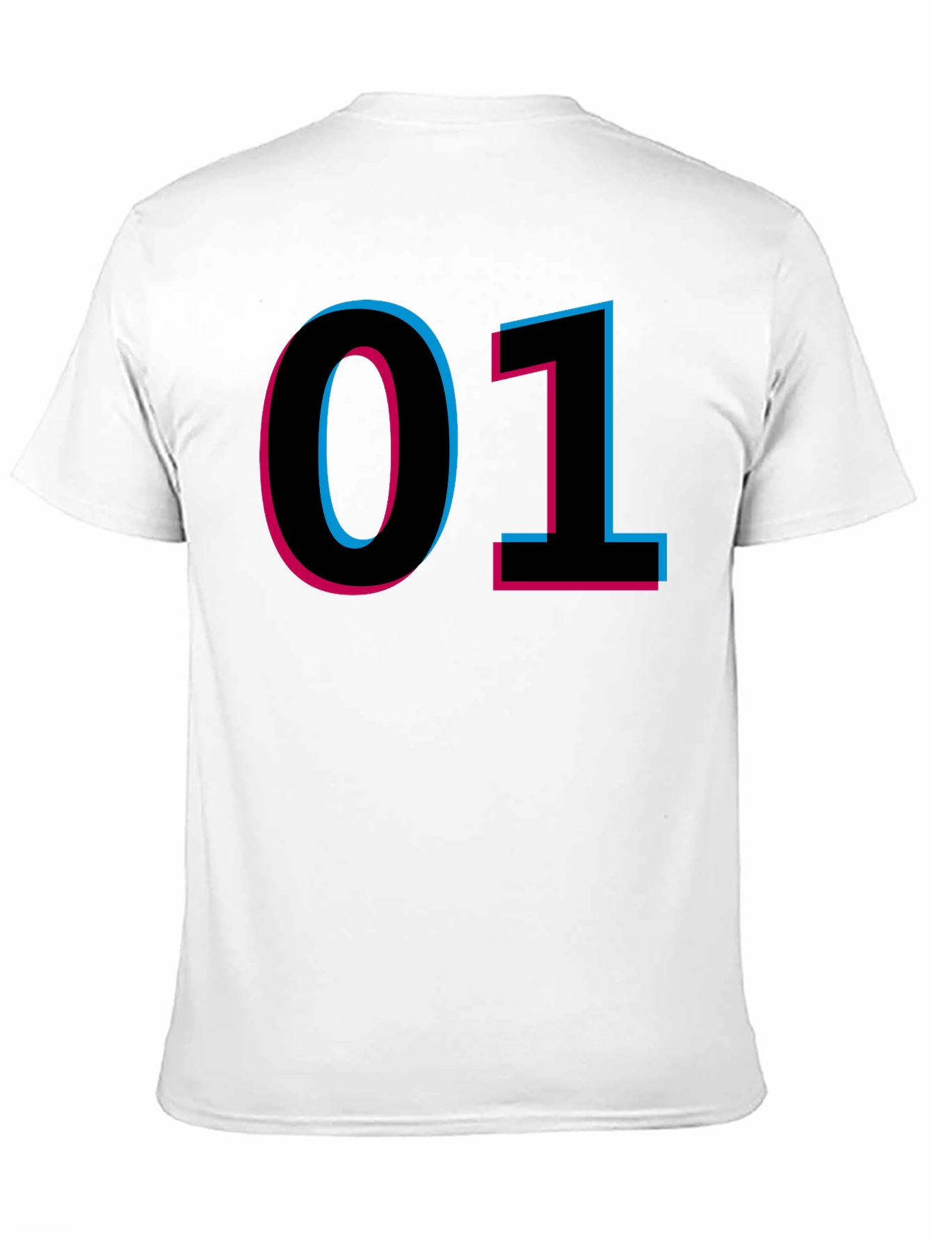 Retro 01 Graphic Tee - Black Cotton T-Shirt