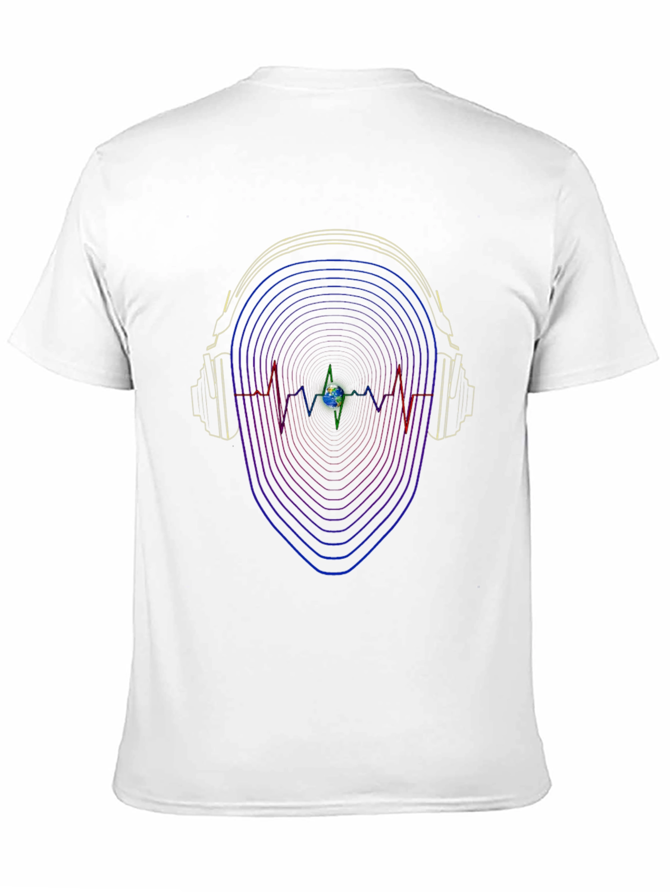 Headphone Pulse T-Shirt - Music Lover Tee