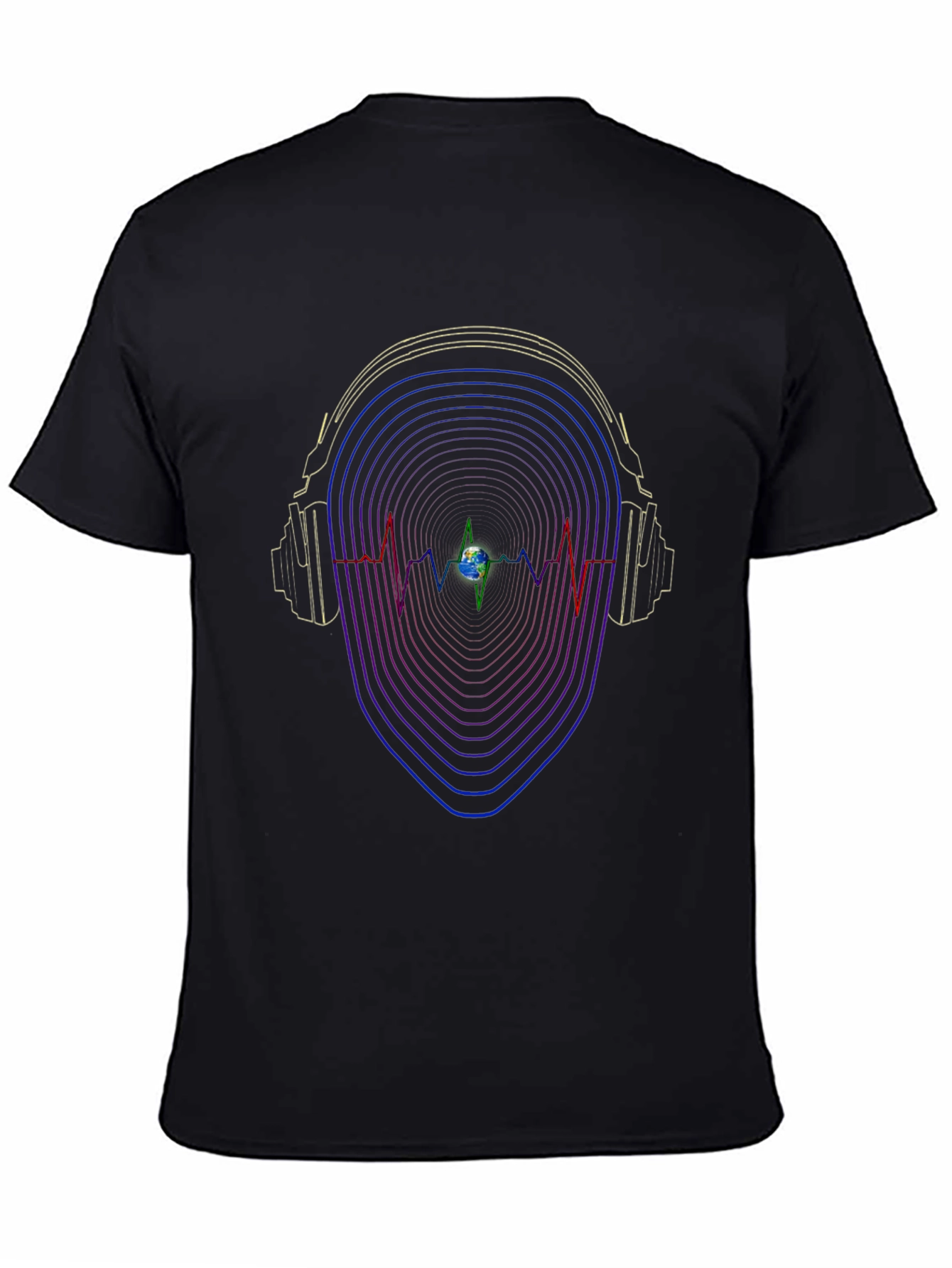 Headphone Pulse T-Shirt - Music Lover Tee
