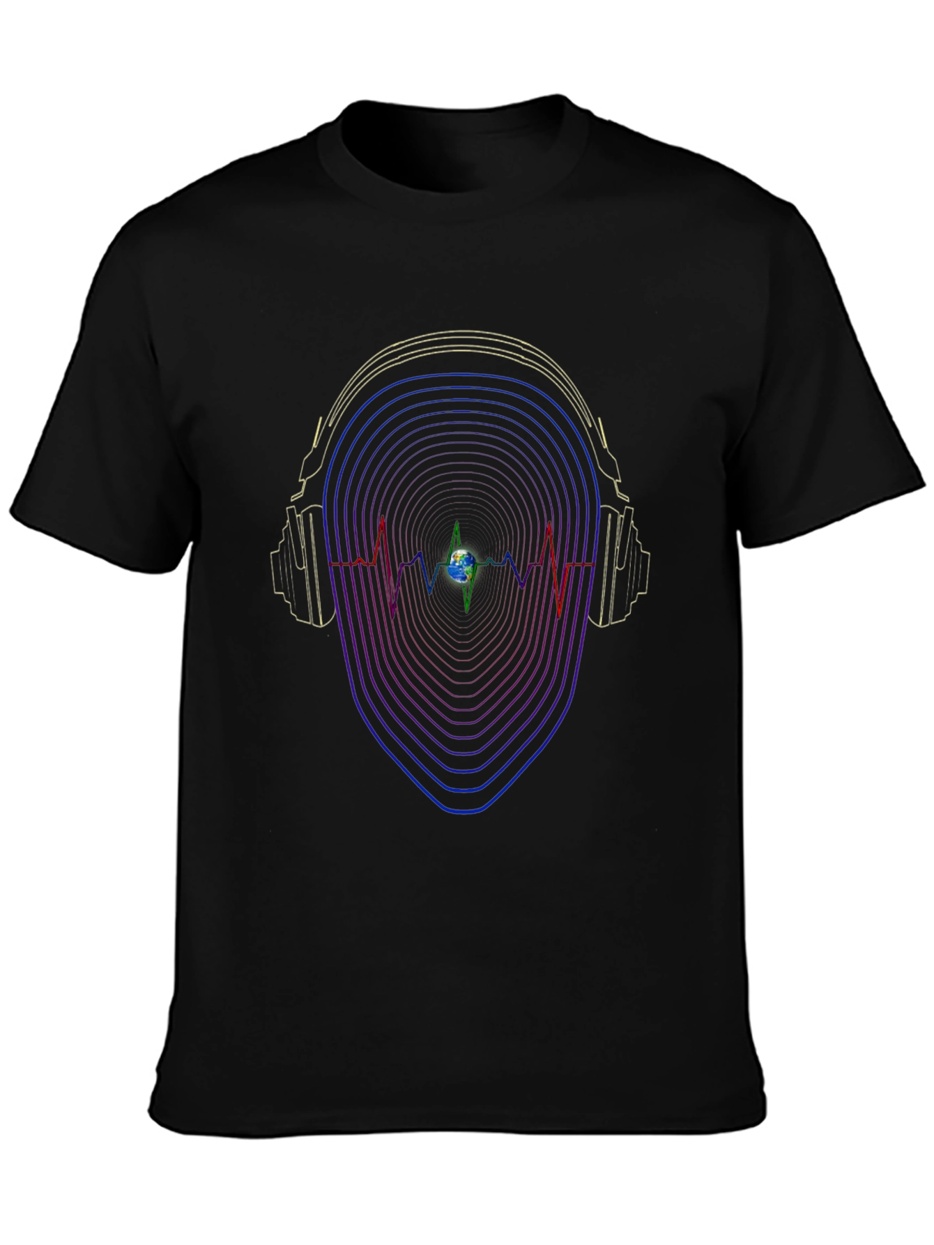 Headphone Pulse T-Shirt - Music Lover Tee