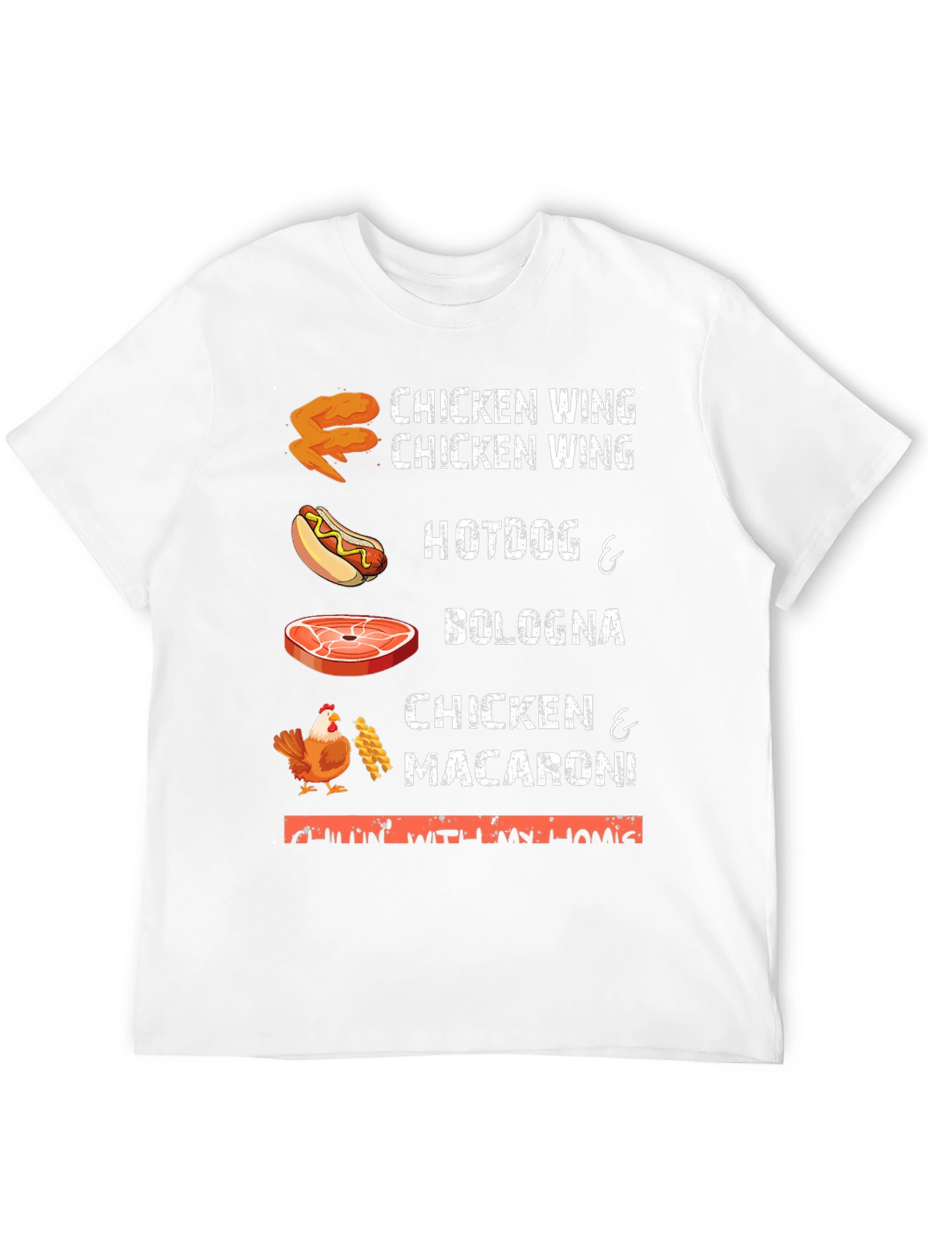 Chicken Wing Hotdog T-Shirt