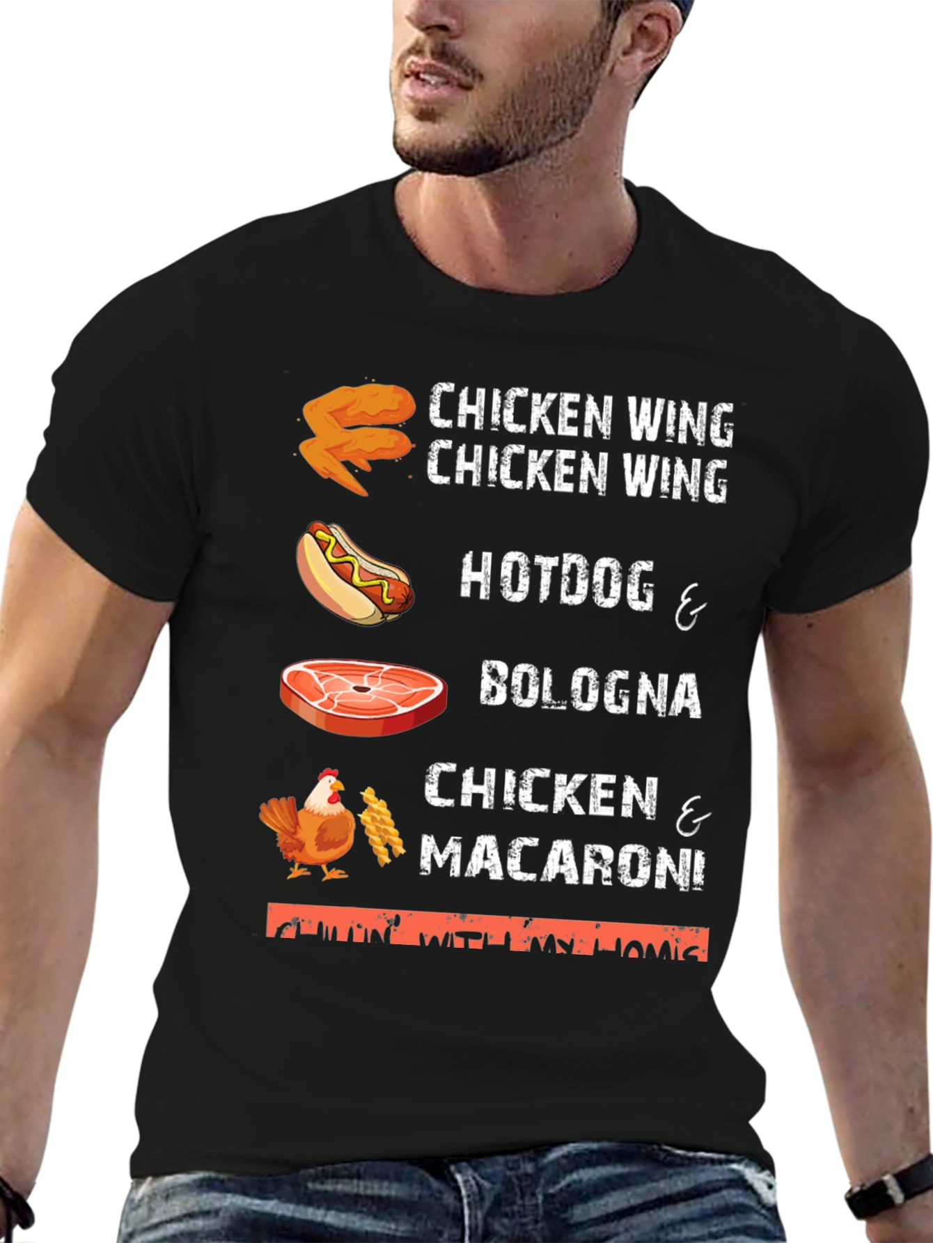 Chicken Wing Hotdog T-Shirt