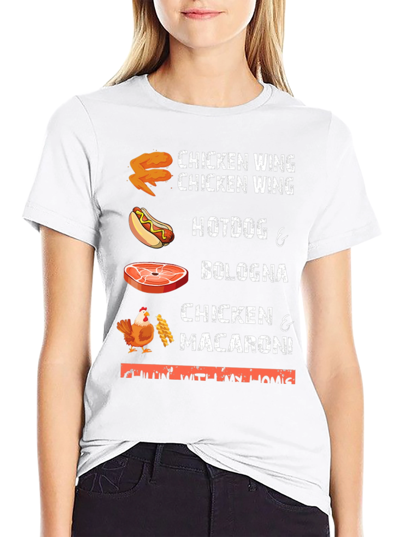 Chicken Wing Hotdog T-Shirt
