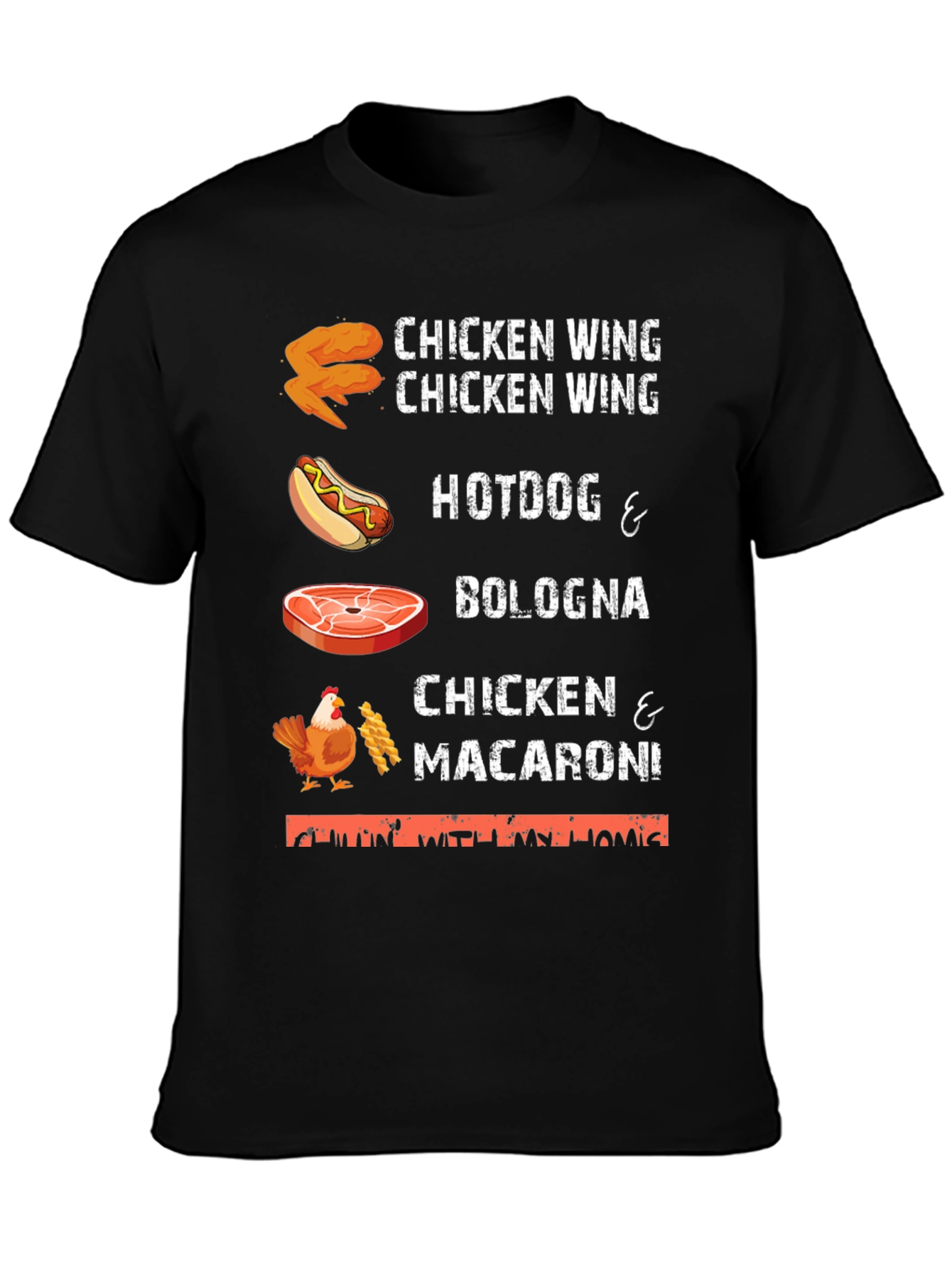 Chicken Wing Hotdog T-Shirt