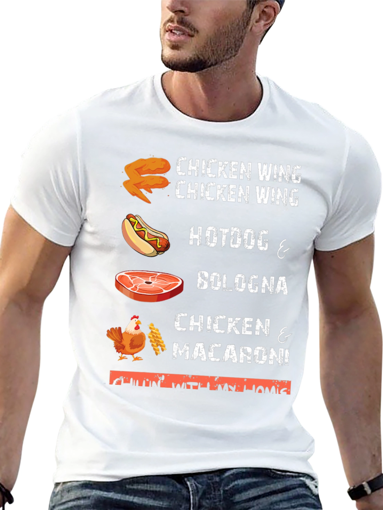 Chicken Wing Hotdog T-Shirt