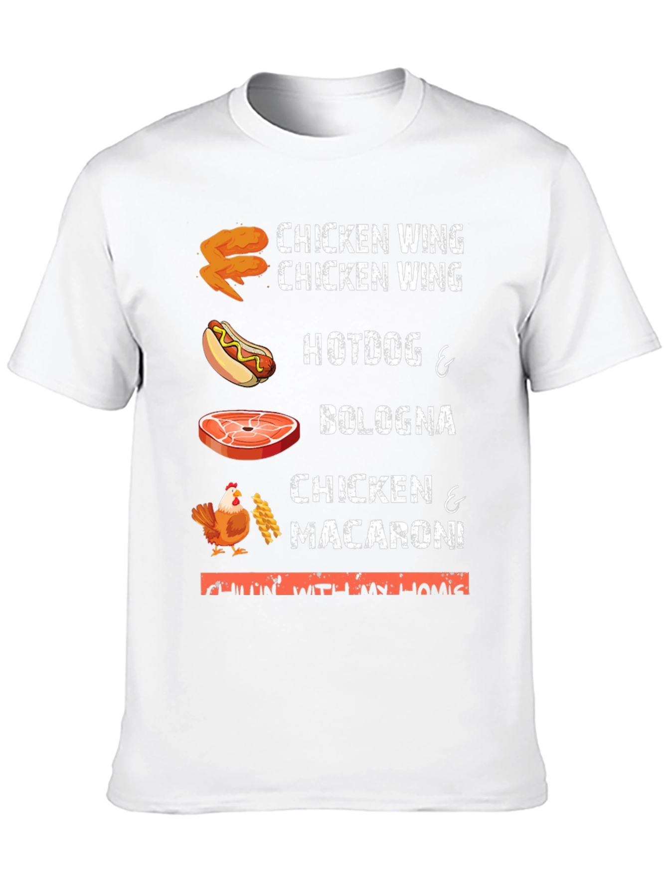 Chicken Wing Hotdog T-Shirt