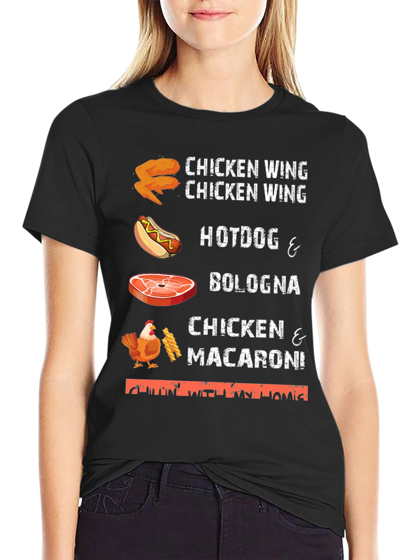 Chicken Wing Hotdog T-Shirt