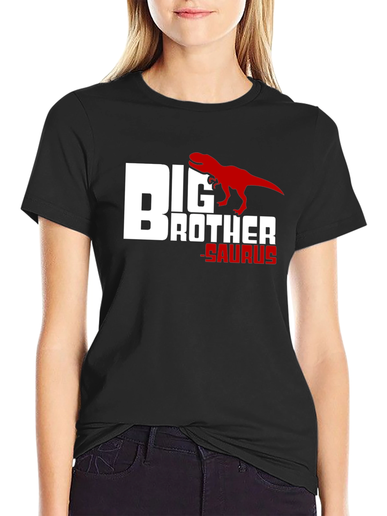 Big Brother Saurus T-Shirt: Dinosaur Graphic Tee