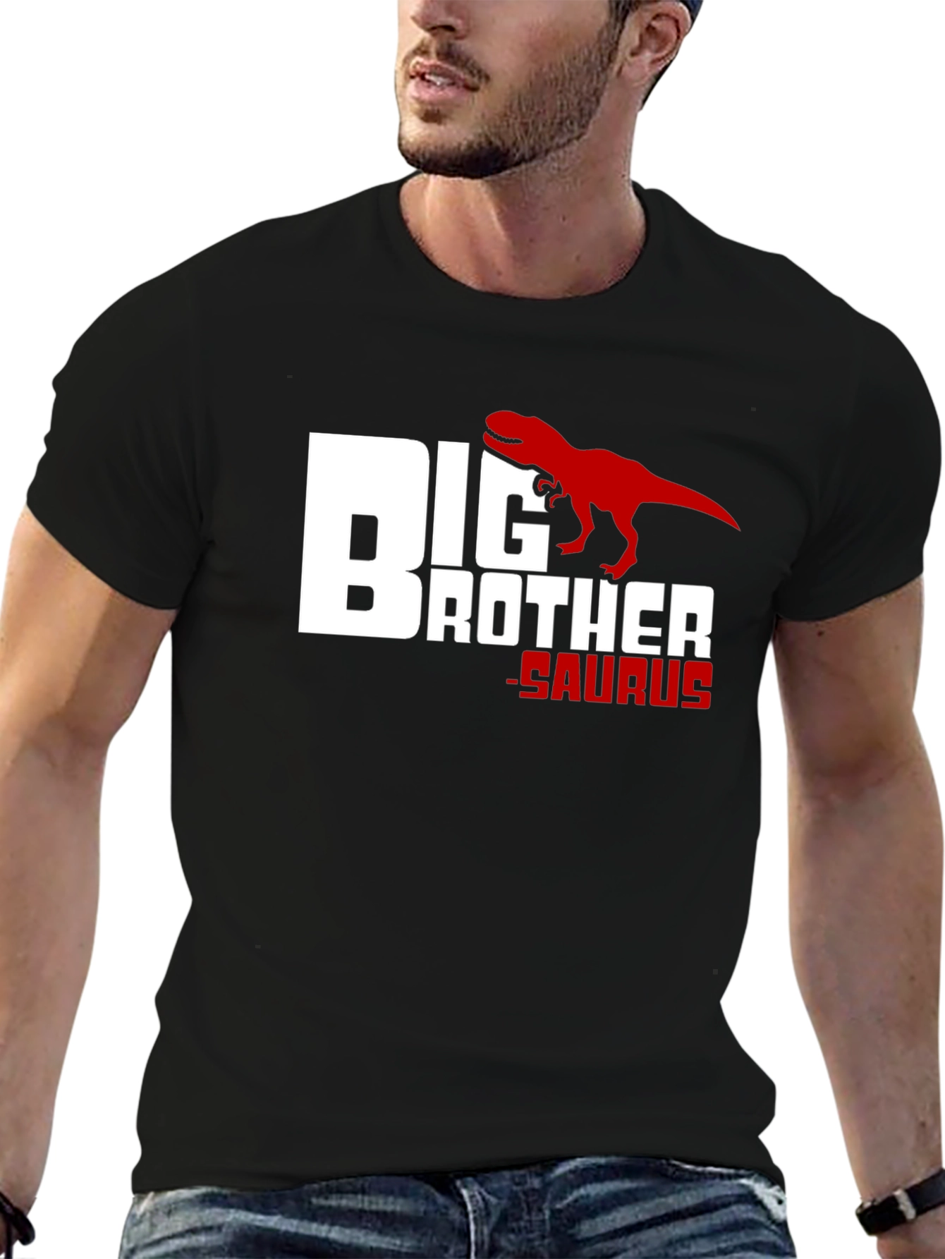 Big Brother Saurus T-Shirt: Dinosaur Graphic Tee