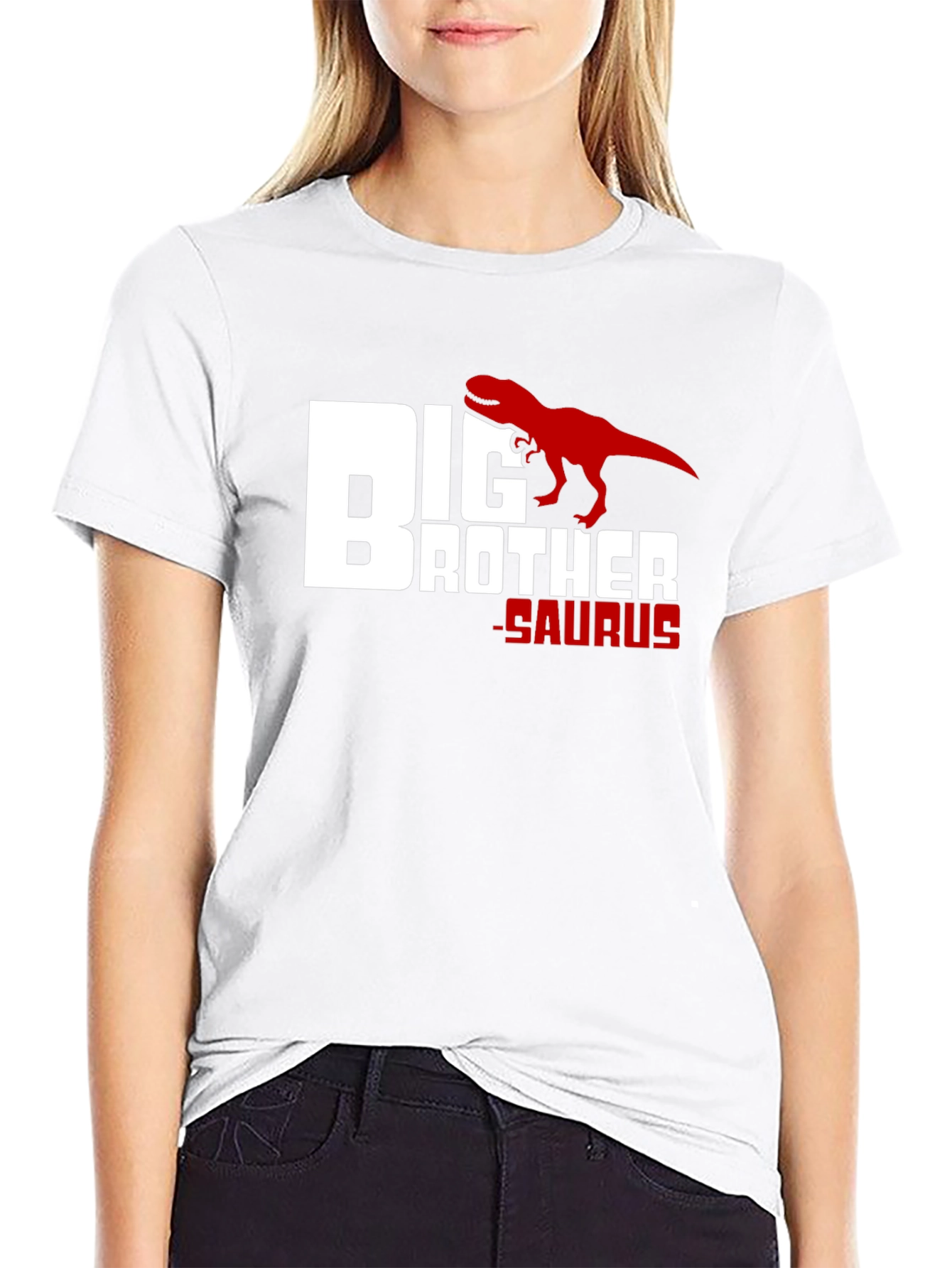 Big Brother Saurus T-Shirt: Dinosaur Graphic Tee