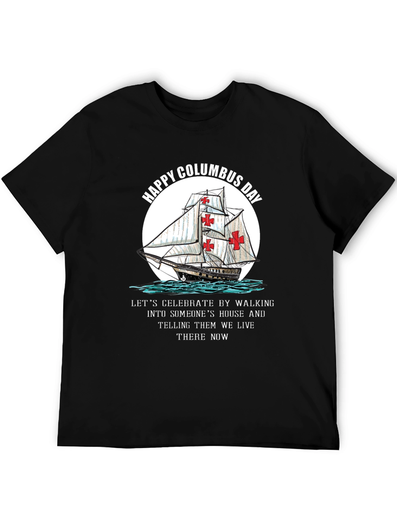 Happy Columbus Day Graphic T-Shirt