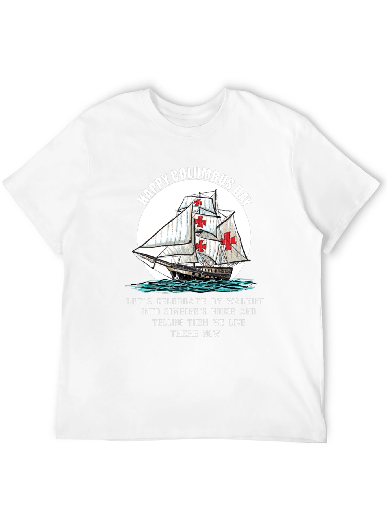 Happy Columbus Day Graphic T-Shirt