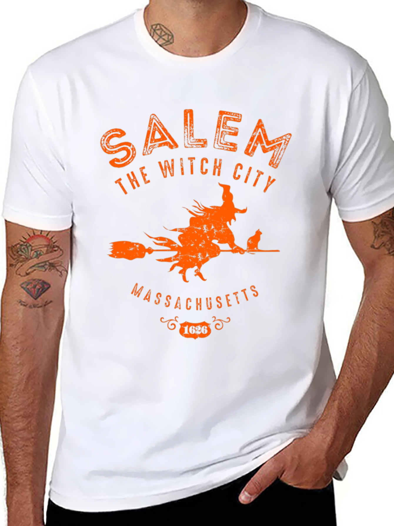 Salem Witch City T-Shirt - Massachusetts Halloween Tee