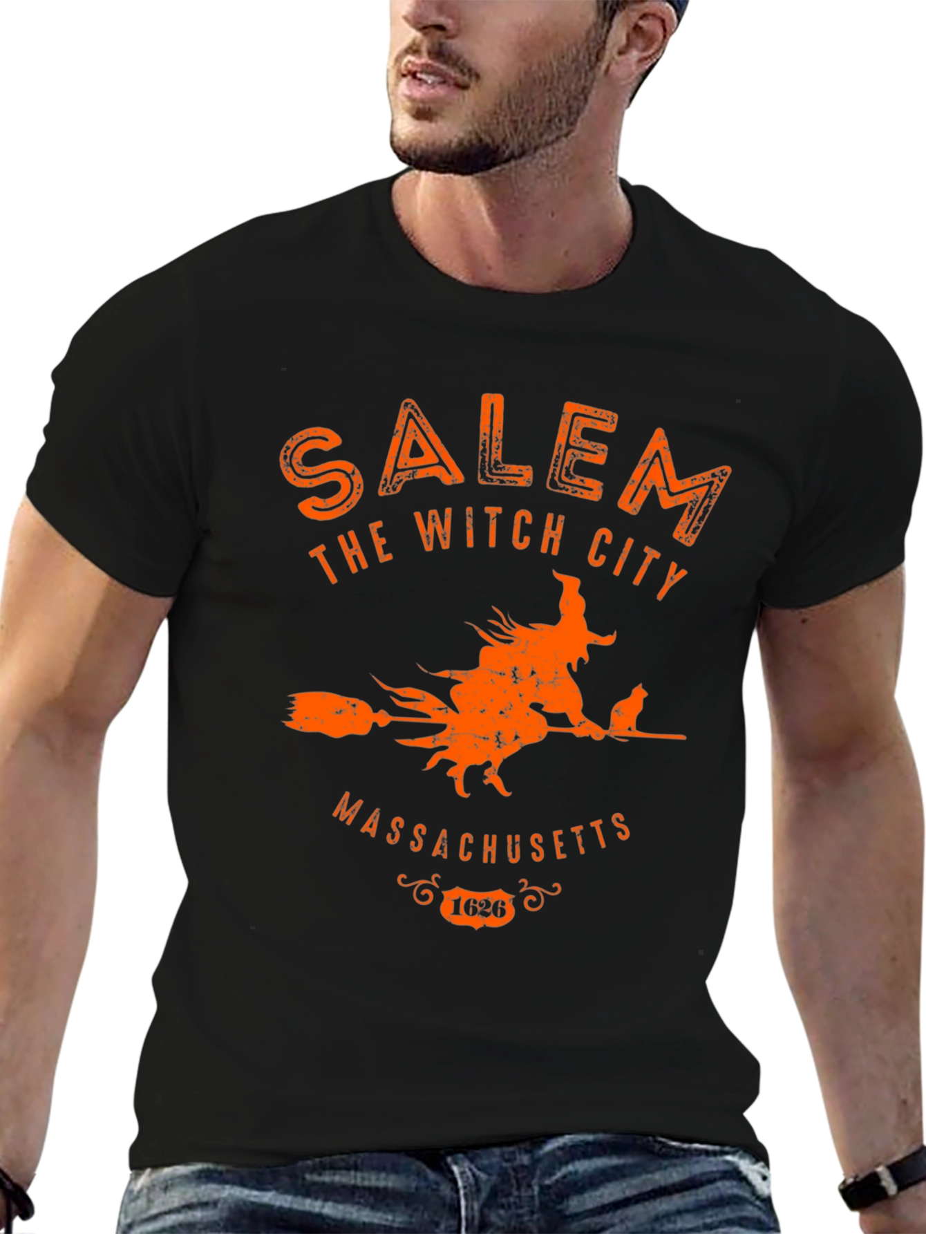 Salem Witch City T-Shirt - Massachusetts Halloween Tee