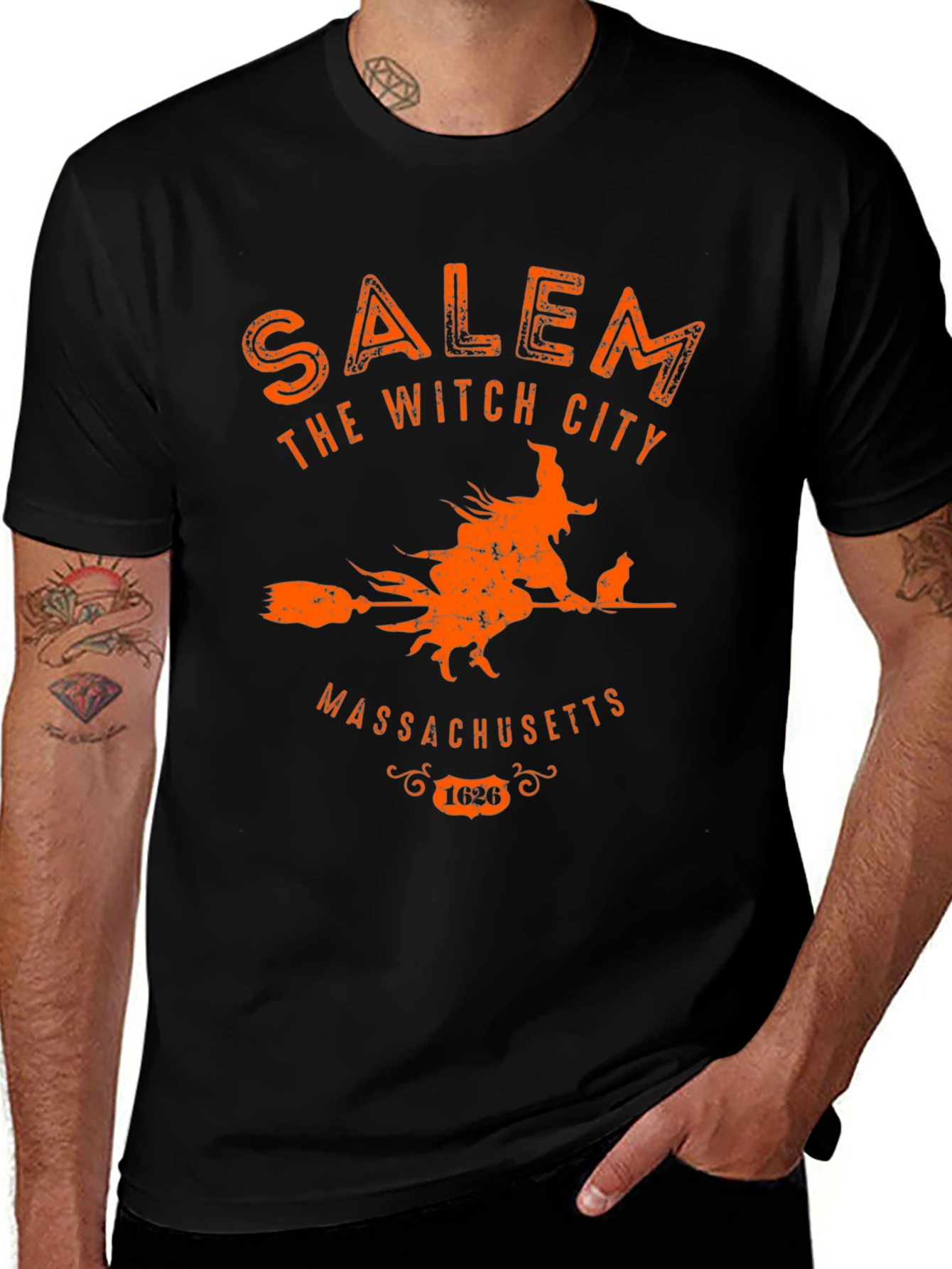 Salem Witch City T-Shirt - Massachusetts Halloween Tee