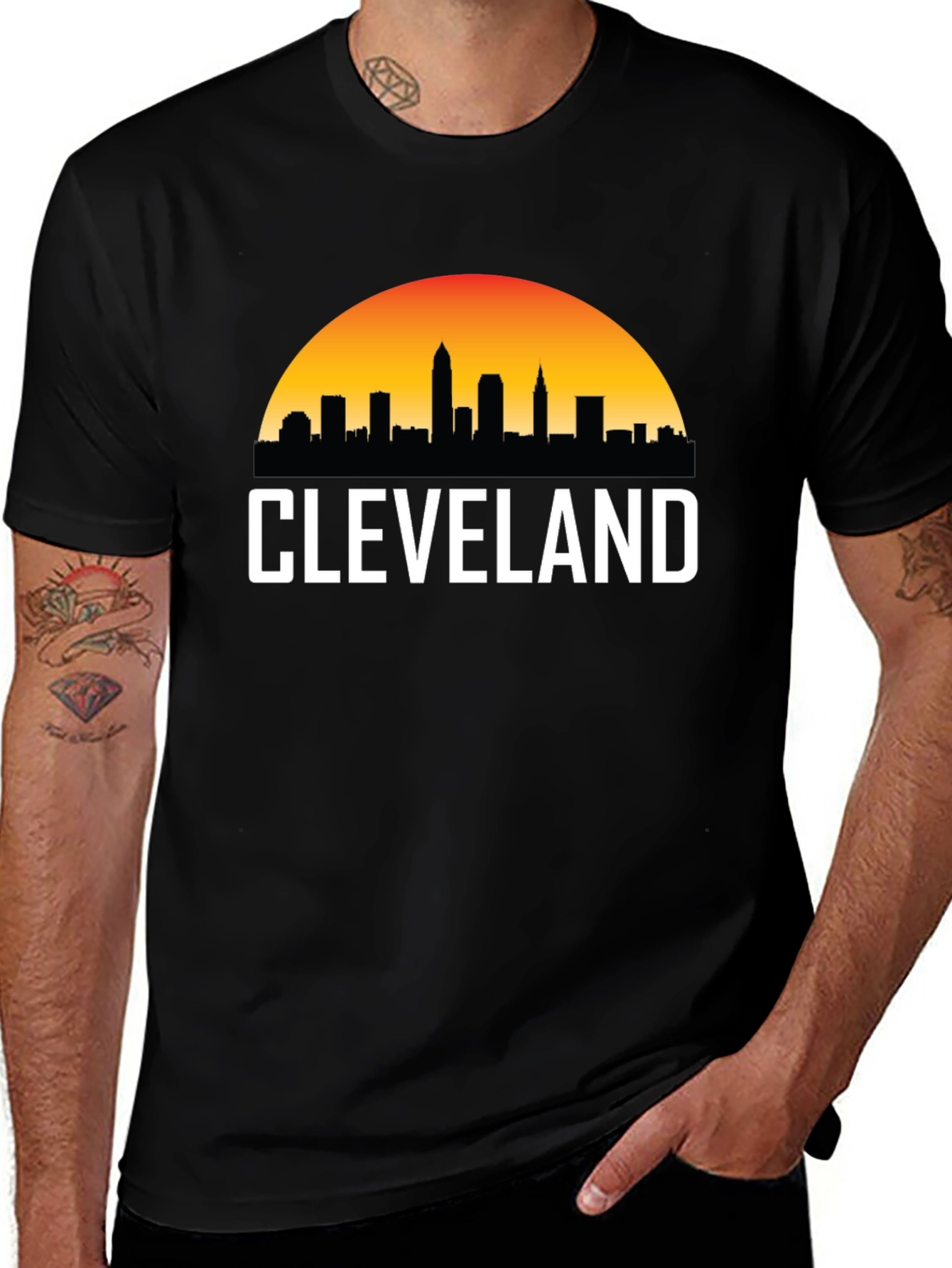 Cleveland Skyline Graphic Tee - City Pride
