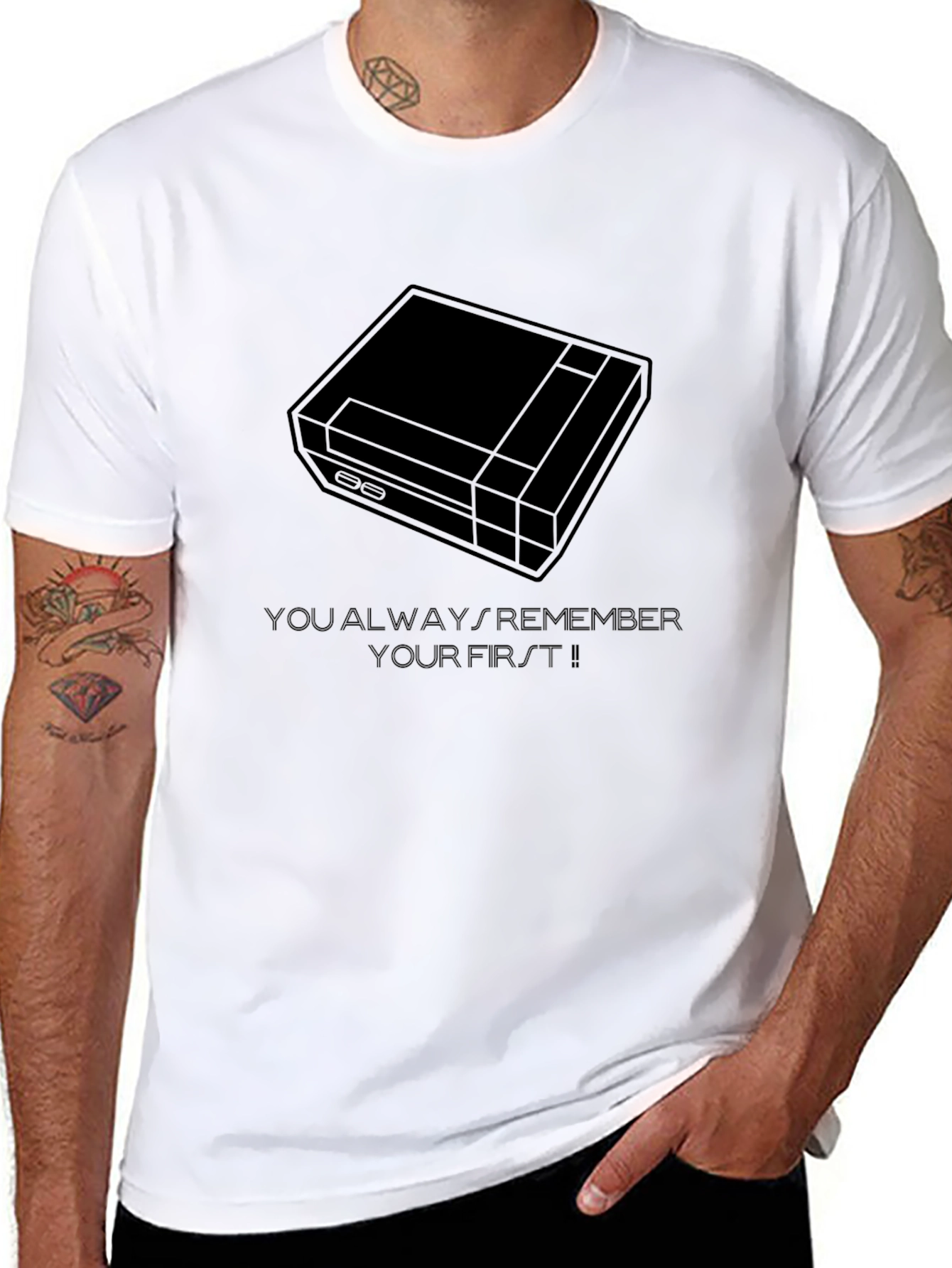 Retro Gaming T-Shirt - Your First! Console Design