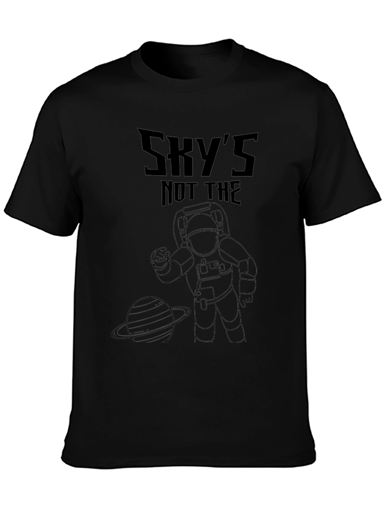 Skys Not The Limit Astronaut T-Shirt