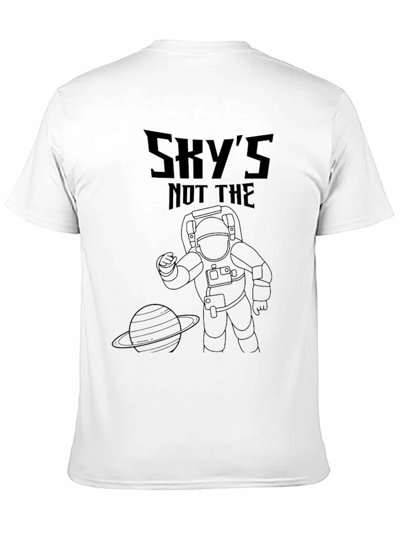 Skys Not The Limit Astronaut T-Shirt