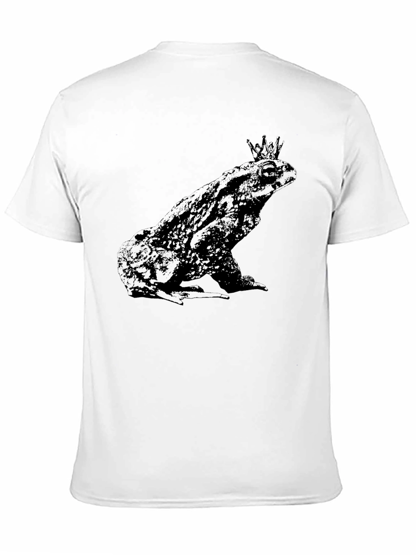 Frog King Black Graphic Tee