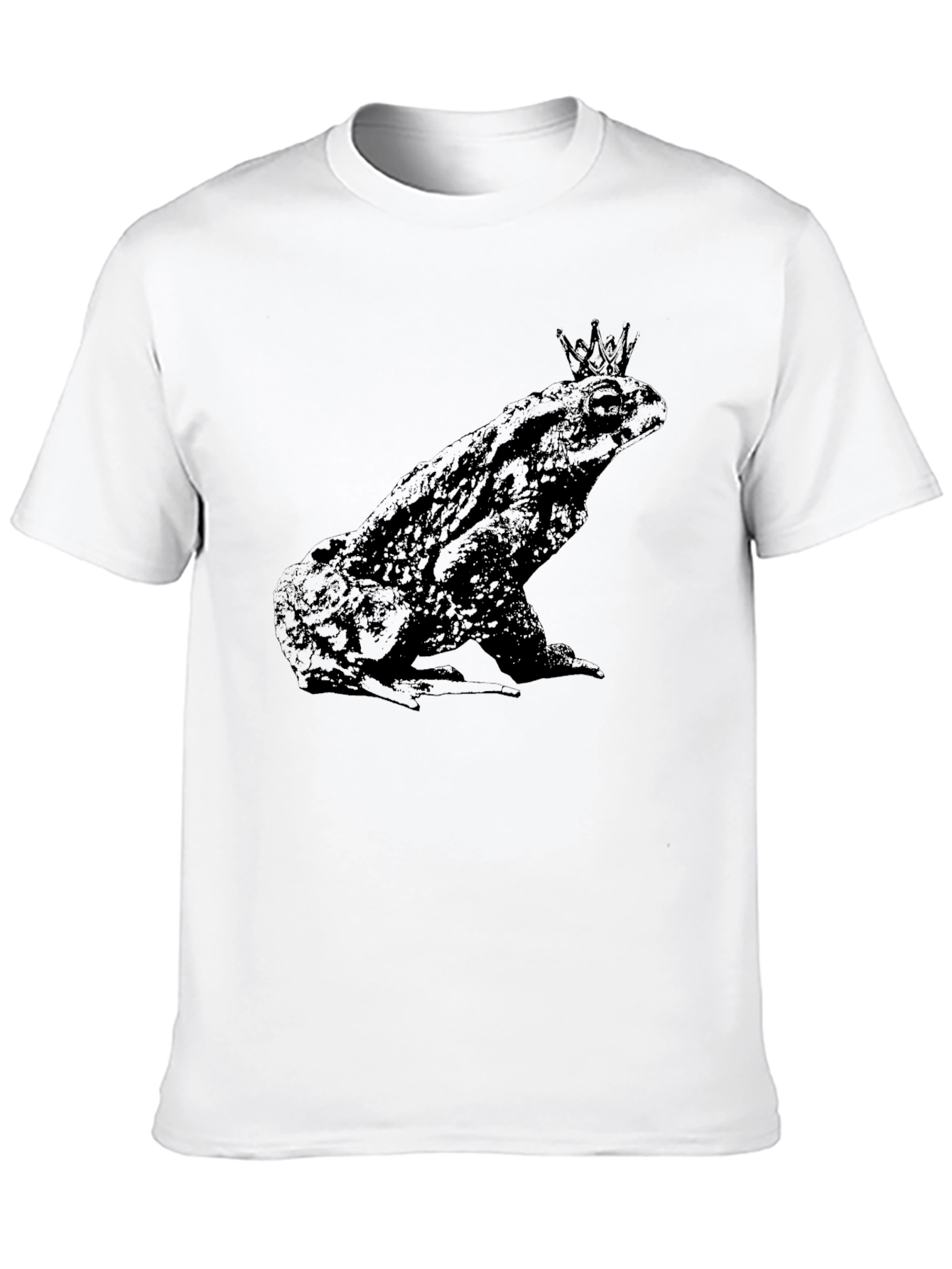 Frog King Black Graphic Tee