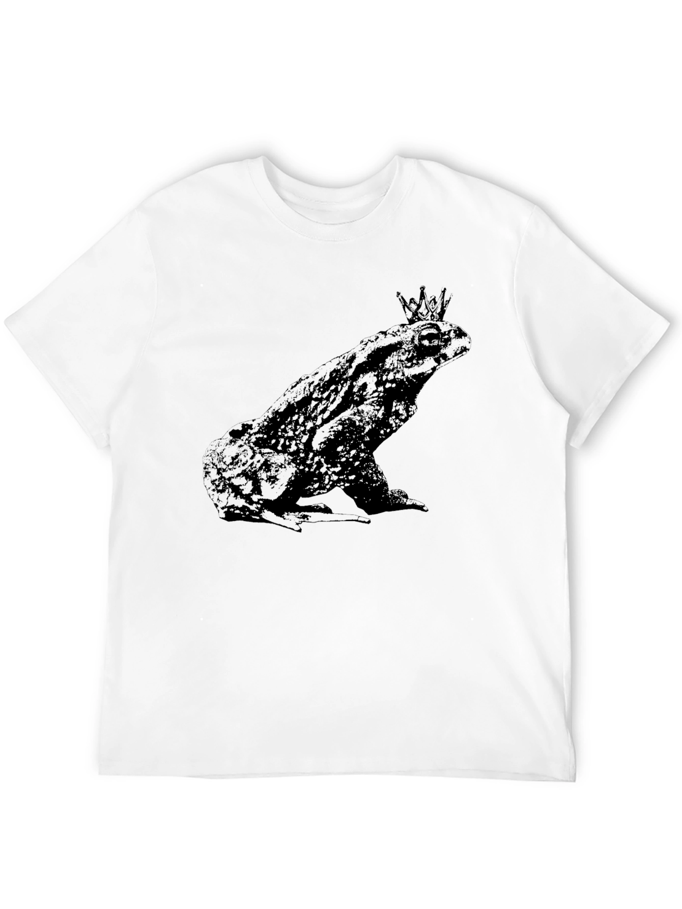 Frog King Black Graphic Tee