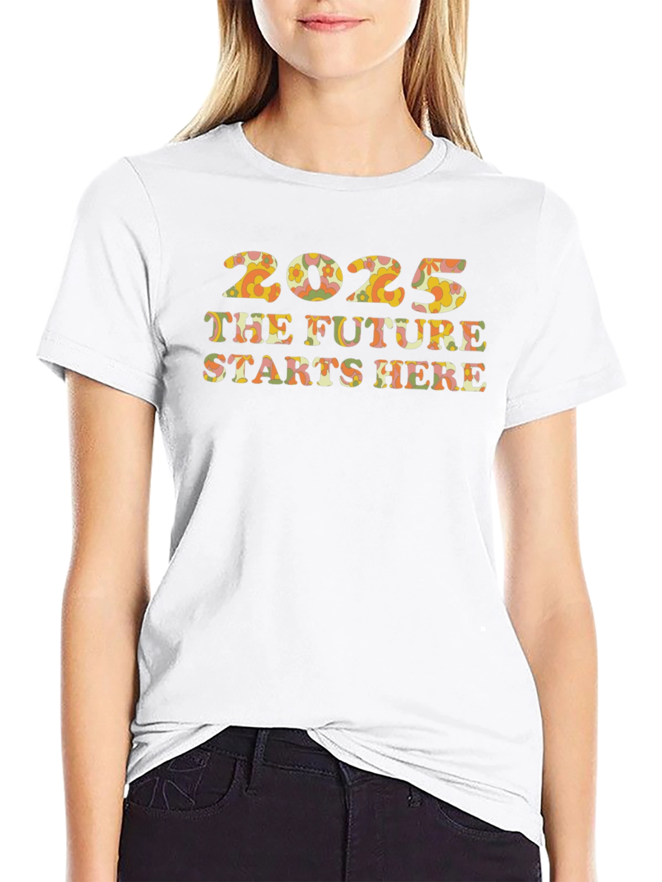 2025 The Future Starts Here Graphic T-Shirt