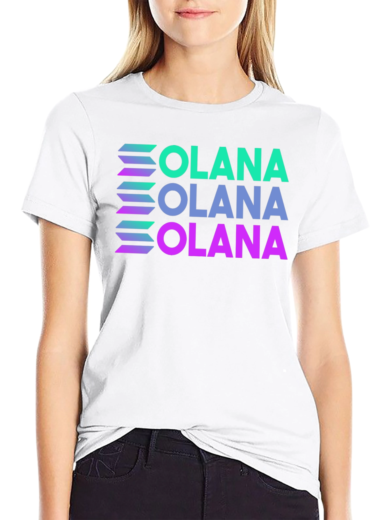 Solana T-Shirt Crypto Black Tee