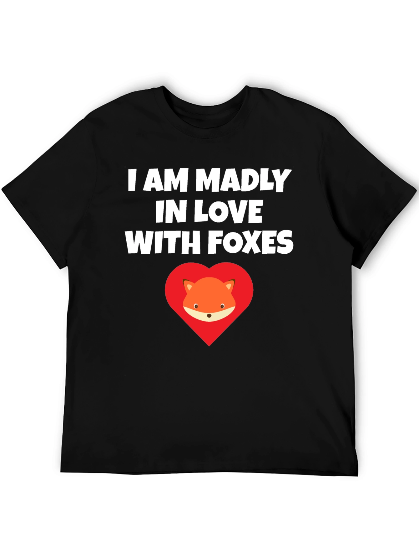 I Love Foxes Graphic T-Shirt