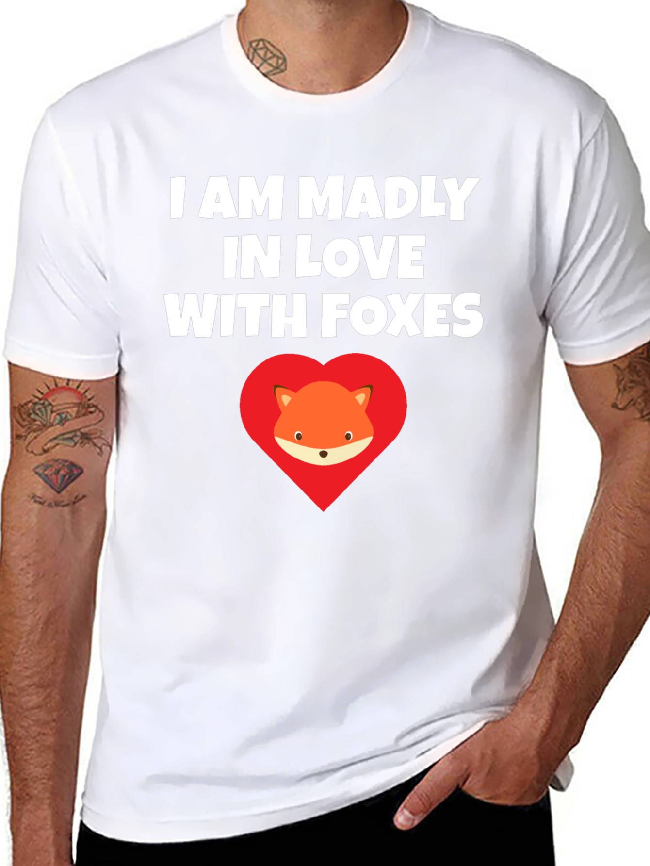 I Love Foxes Graphic T-Shirt