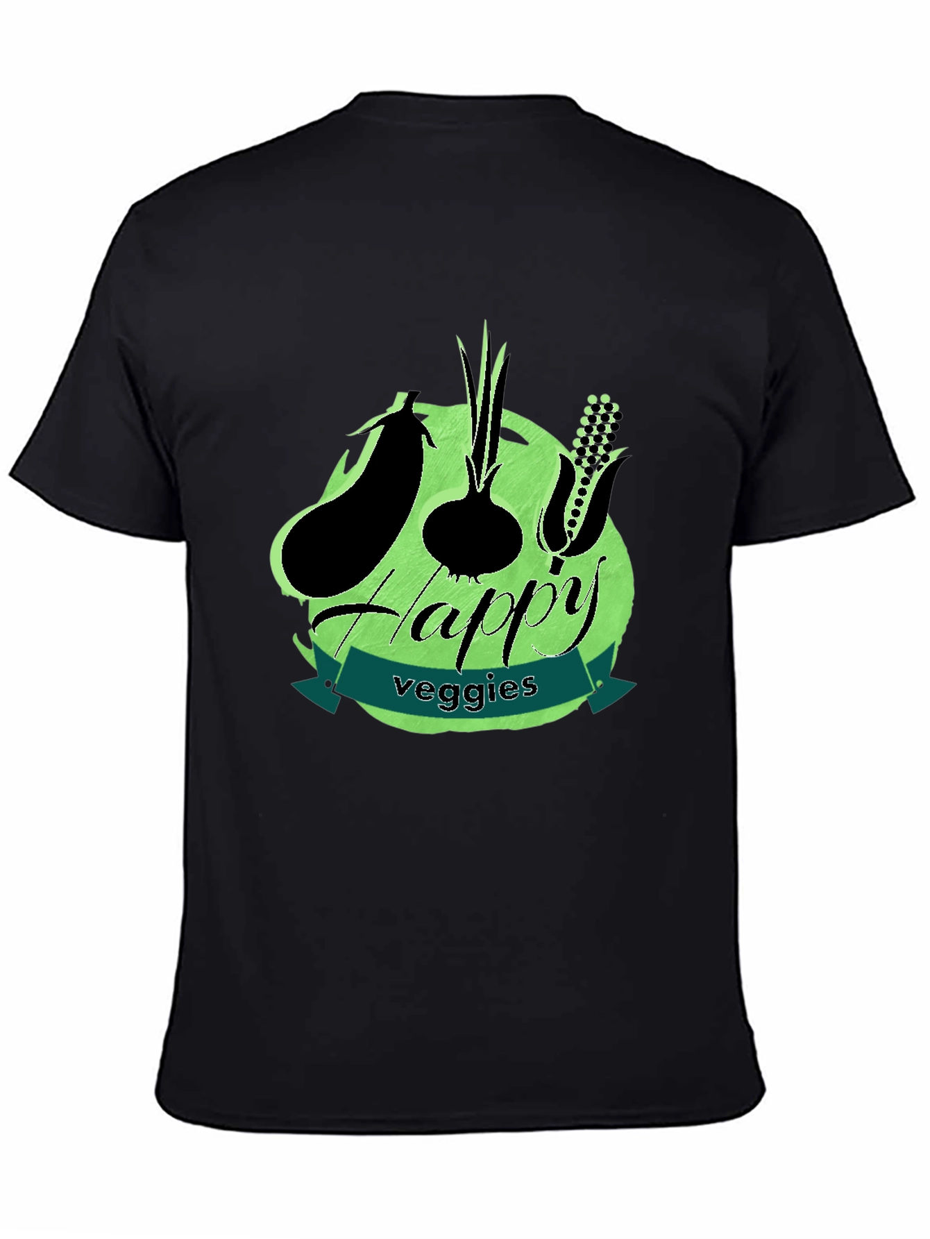 Happy Veggies T-Shirt - Vegetarian Graphic Tee